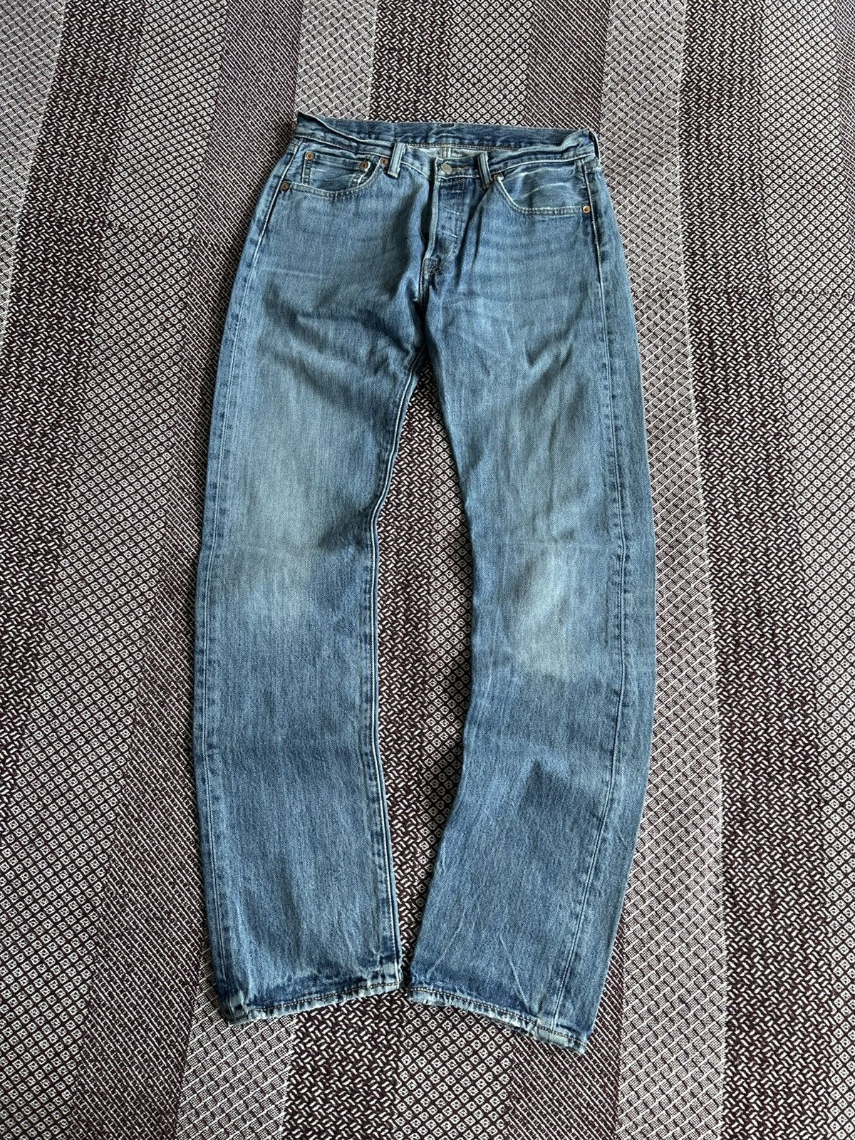 Levi's Vintage Levis 501 Wash Distressed Denim Jeans Size 30 Solid Size US 30 / EU 46 - 9 Thumbnail