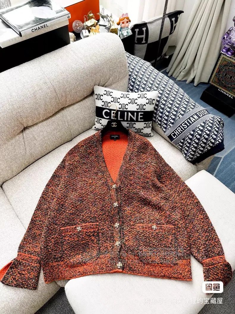 Chanel Chanel Glazed button heavy industry fine flash long-sleeve Size M / US 6-8 / IT 42-44 - 2 Thumbnail