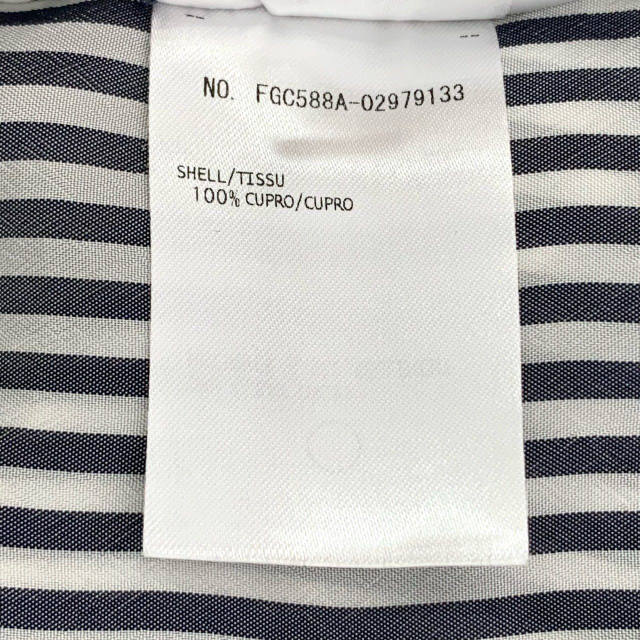 Thom Browne Thom Browne Gray and White Striped Bow-Detail Skirt (Size 38 Size 38" / US 16 / IT 52 - 3 Thumbnail