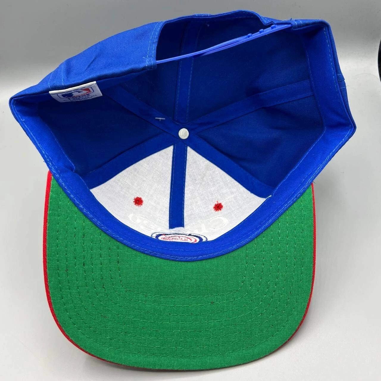 Twins Enterprise Inc. × Vintage Chicago Cubs Hat Men Blue Red Twins Enterprise MLB Snap Back Size ONE SIZE - 2 Thumbnail