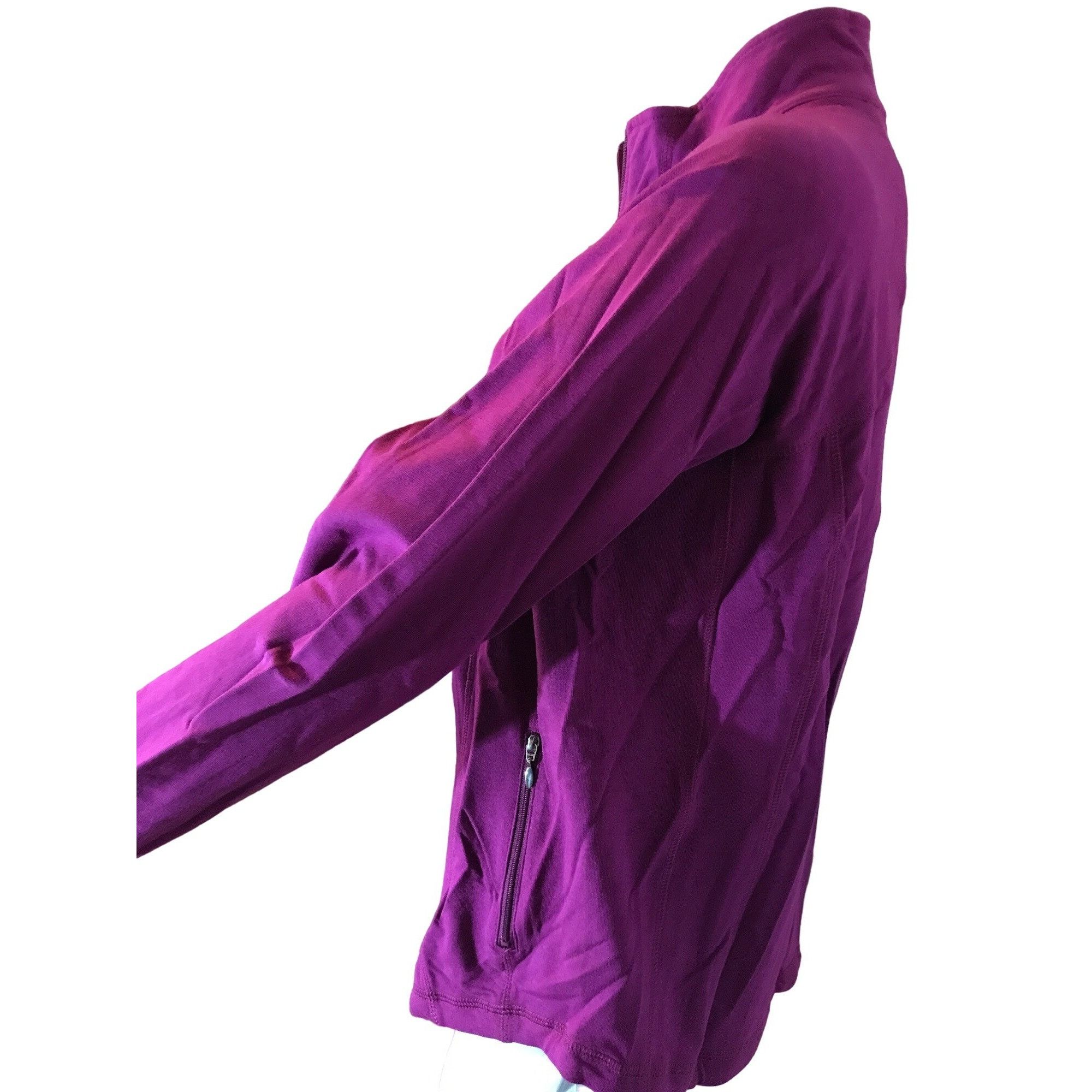 Vintage Christine Alexander Medium Purple Cotton Track Jacket Dance Size M / US 6-8 / IT 42-44 - 5 Thumbnail
