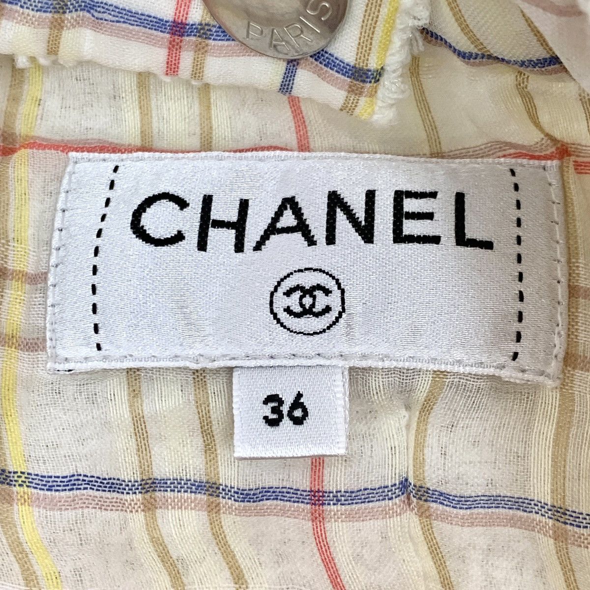 Chanel Chanel Off-white Woven A-line Skirt with Pockets K26WX Size 25" / US 0 / IT 36 - 6 Thumbnail