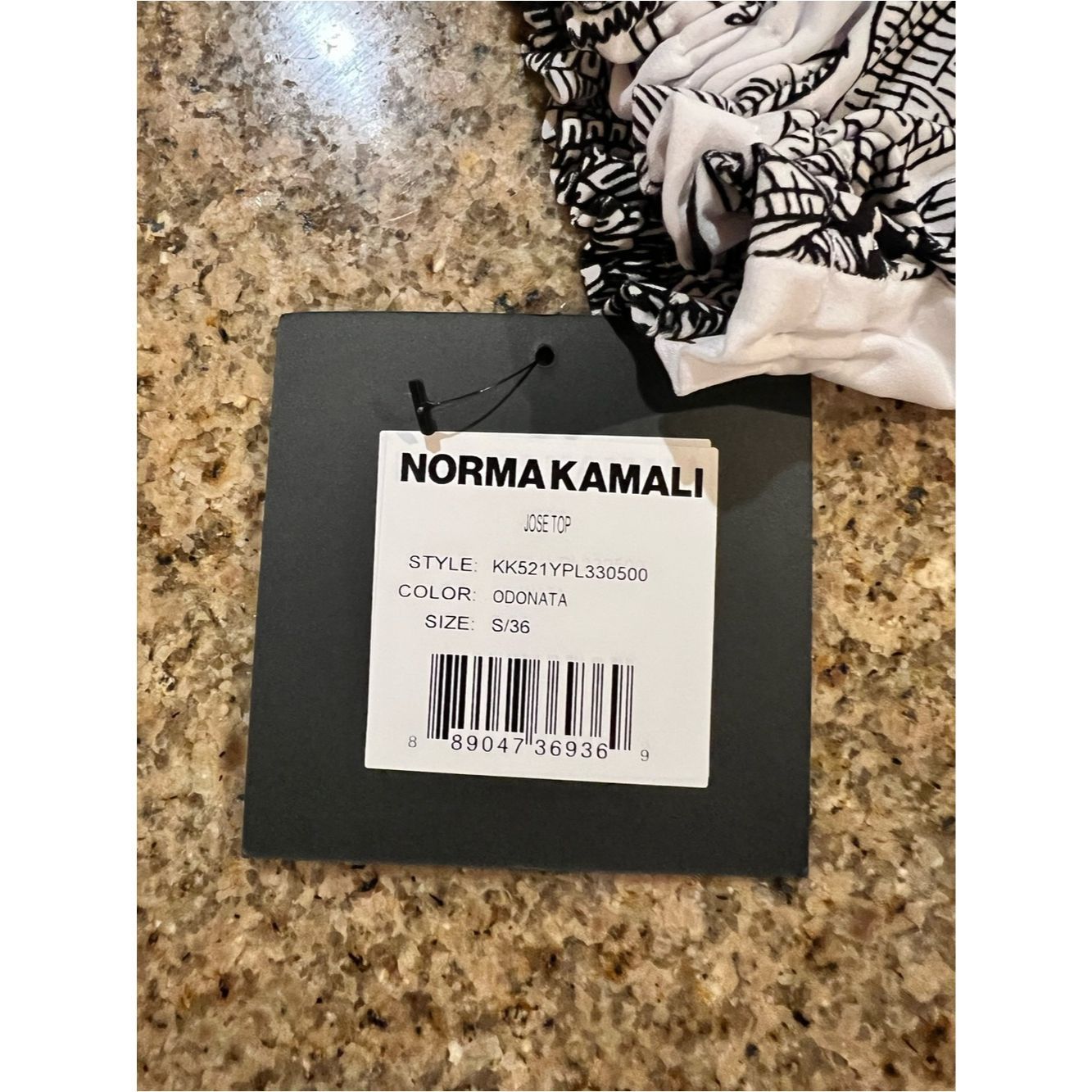 Norma Kamali Norma Kamali Jose Top – Odonata Print – Size Small / 36 NWT Size S / US 4 / IT 40 - 4 Thumbnail
