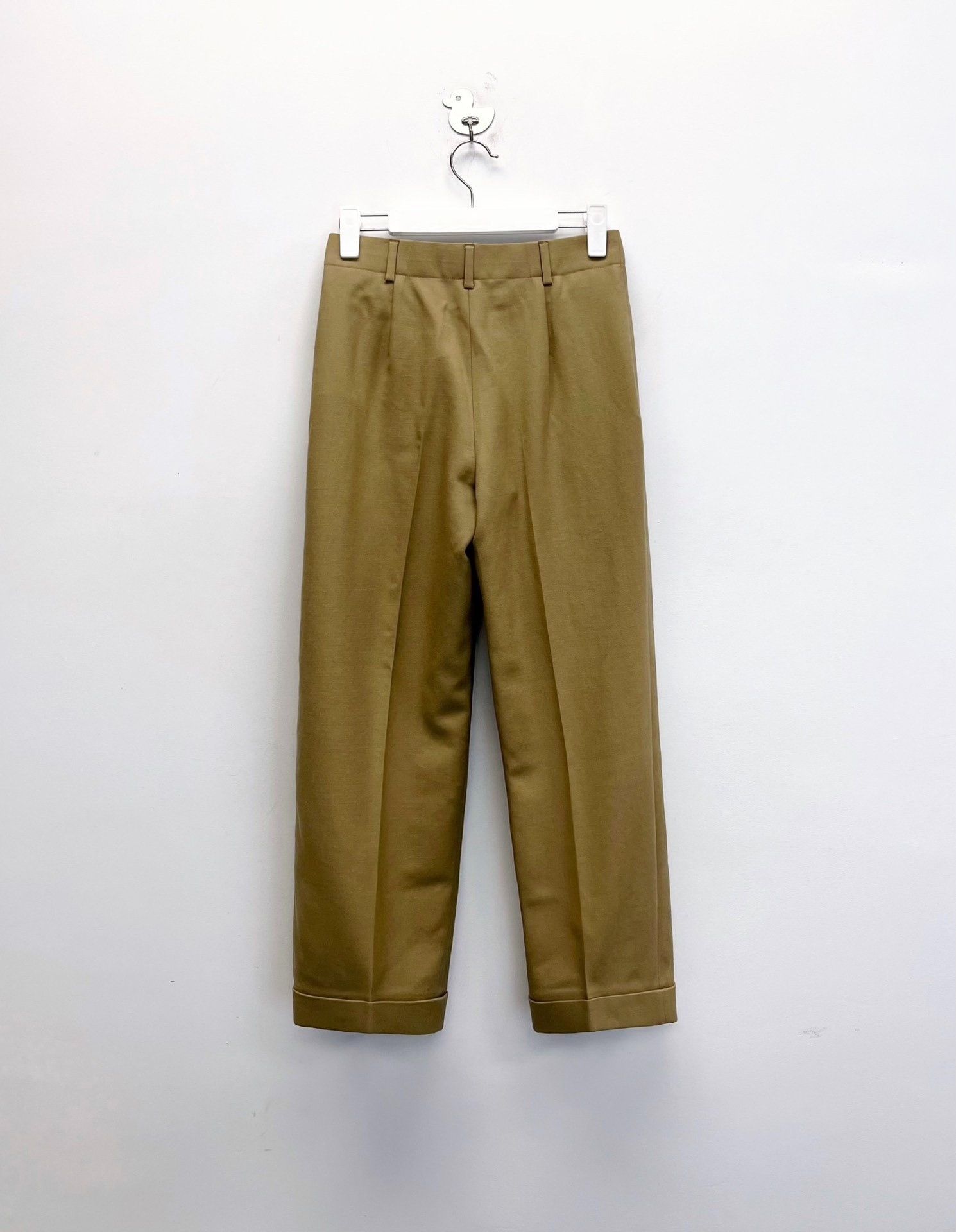 Saint Laurent Paris Saint Laurent High-Waisted Cuffed Wool Pants Size US S / EU 44-46 / 1 - 2 Thumbnail