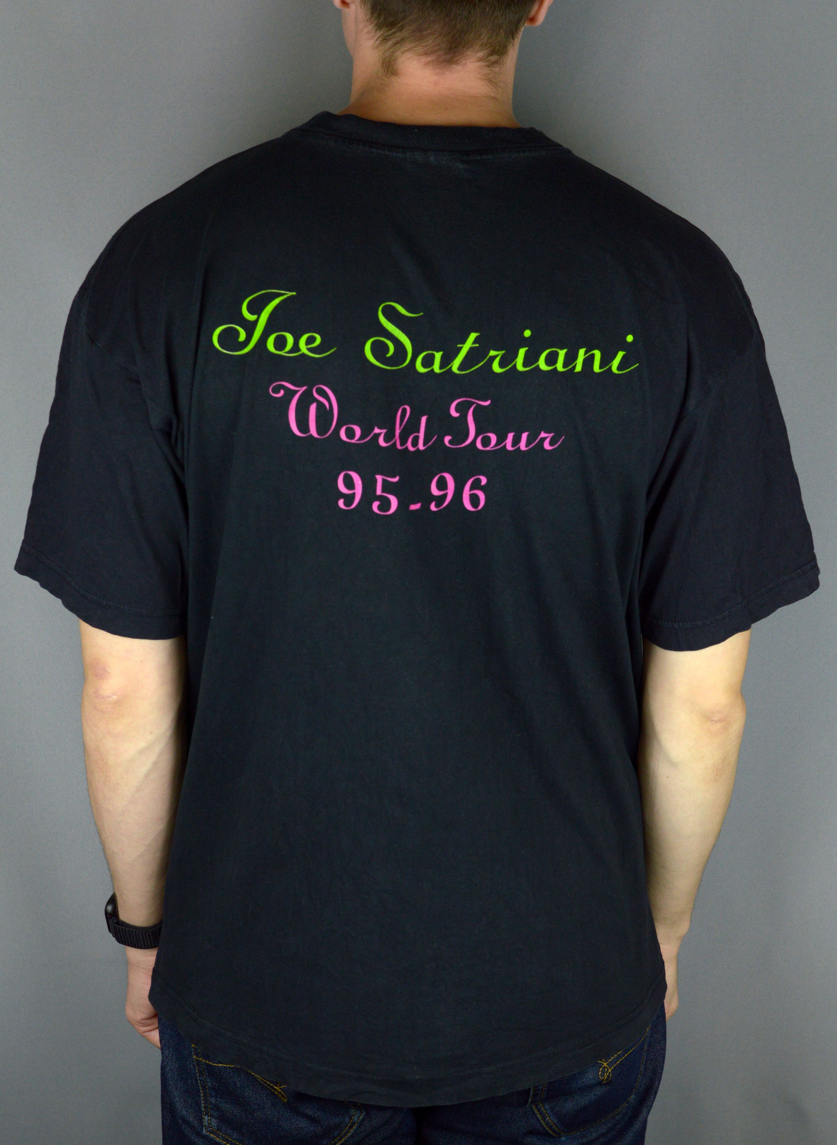 Band Tees × Vintage Vintage Joe Satriani World Tour 1995 - 1996 t shirt Size US XL / EU 56 / 4 - 2 Thumbnail
