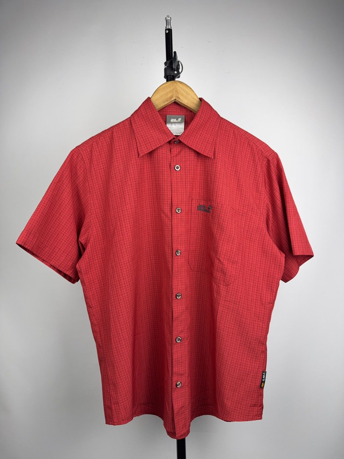 Jack Wolfskin Jack Wolfskin Outdoor Gorpcore Plaid Shirt Green Hiking Size US S / EU 44-46 / 1 - 1 Thumbnail