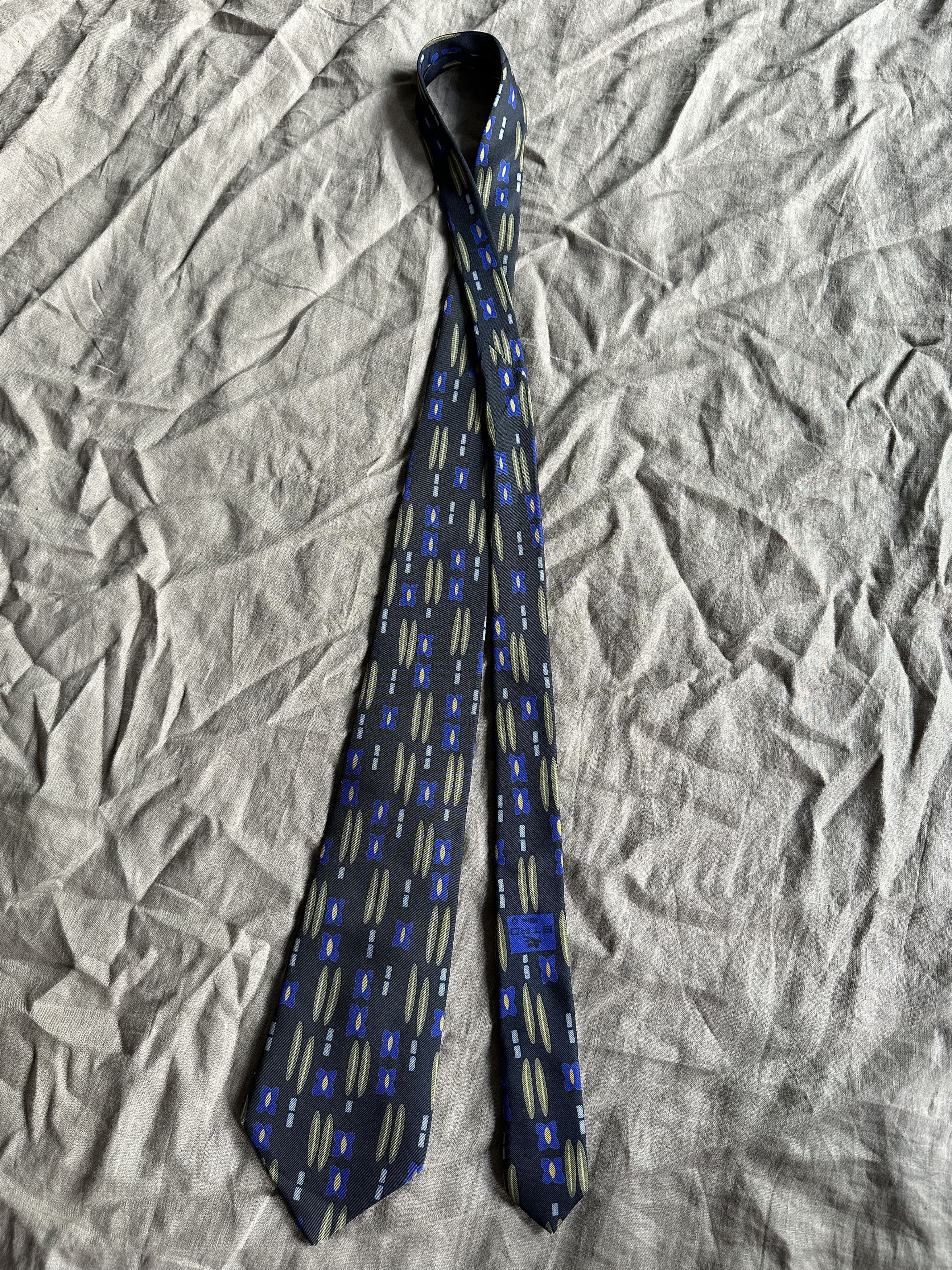 Etro Etro Floral Print Silk Tie 7666AC Size ONE SIZE - 6 Thumbnail