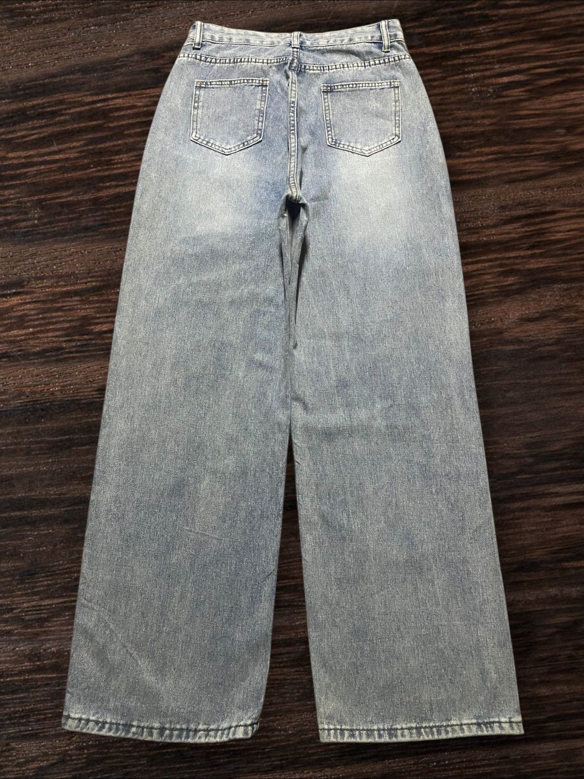 Japanese Brand Vintage Japanese Brand Adjust Waist Distressed Baggy Jeans Size 28" / US 6 / IT 42 - 2 Thumbnail