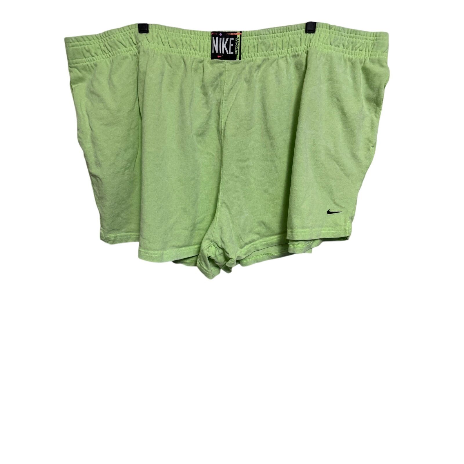 Nike Nike Just Do It Green Shorts Womens Size 3X Size 42" / US 20 - 1 Thumbnail