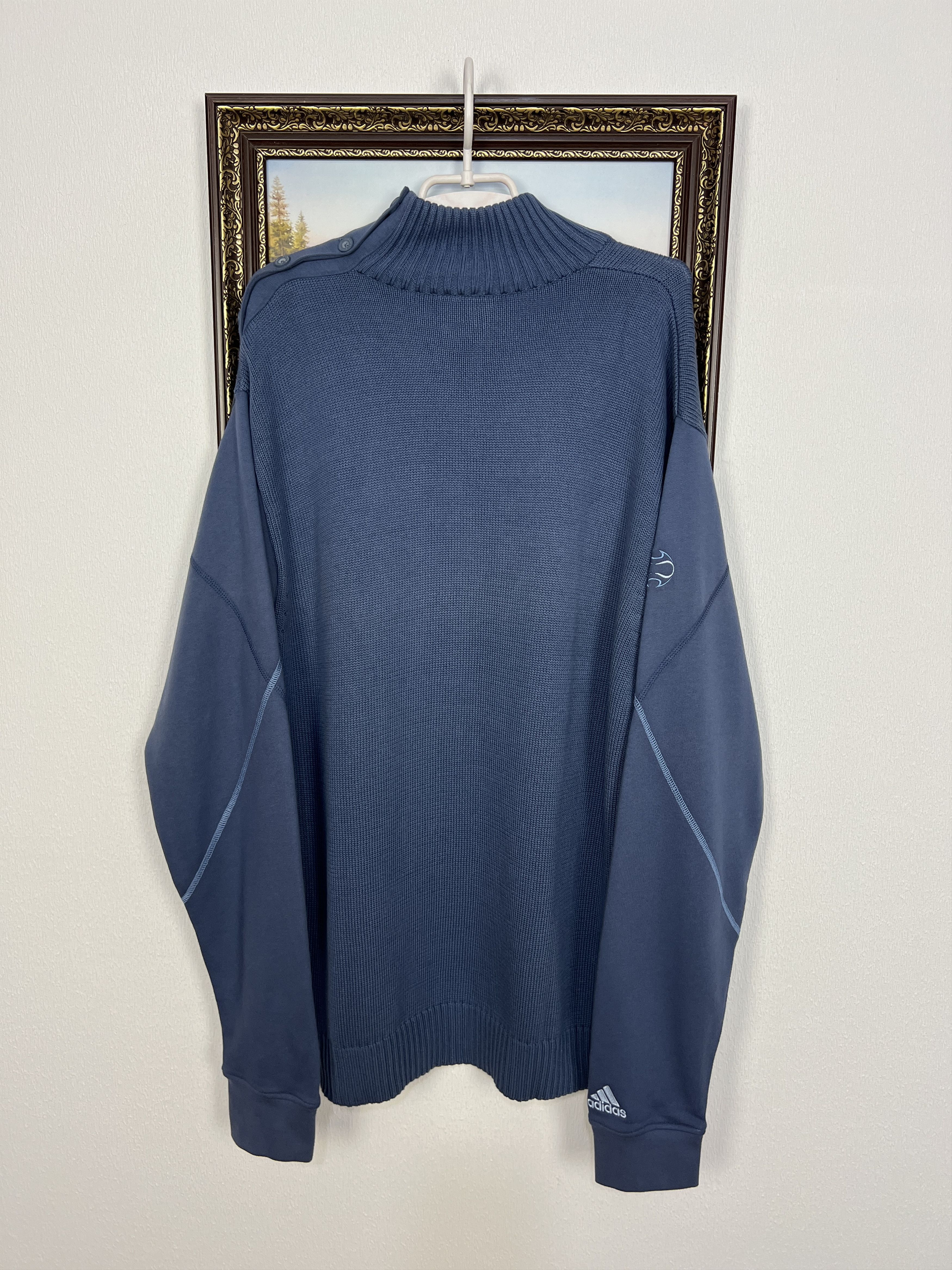 Adidas Vintage Chelsea Football Sweater Soccer Pullover Sweatshirt Size US XL / EU 56 / 4 - 9 Thumbnail