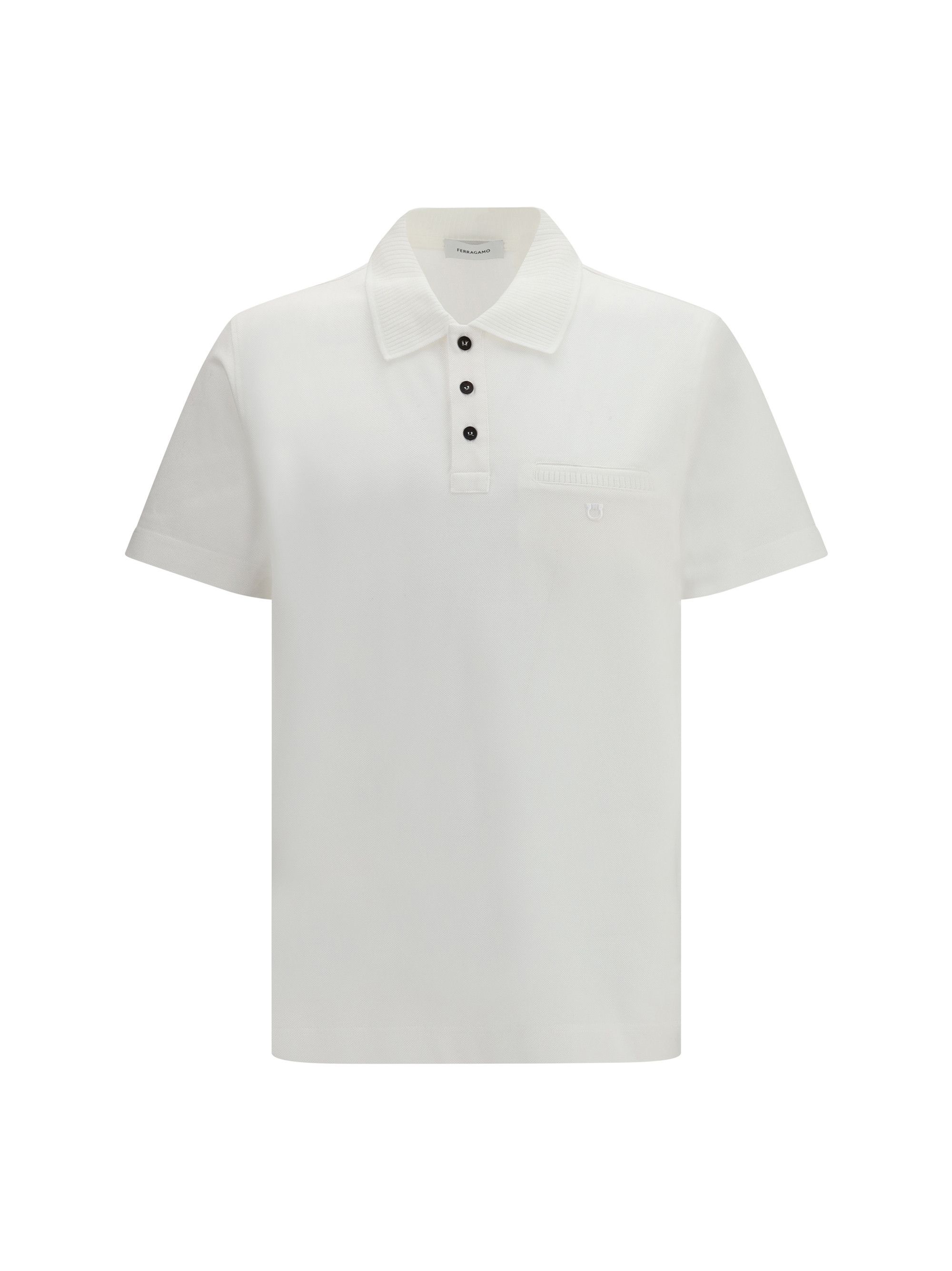 Salvatore Ferragamo Cotton Polo Shirt Size US L / EU 52-54 / 3 - 1 Thumbnail