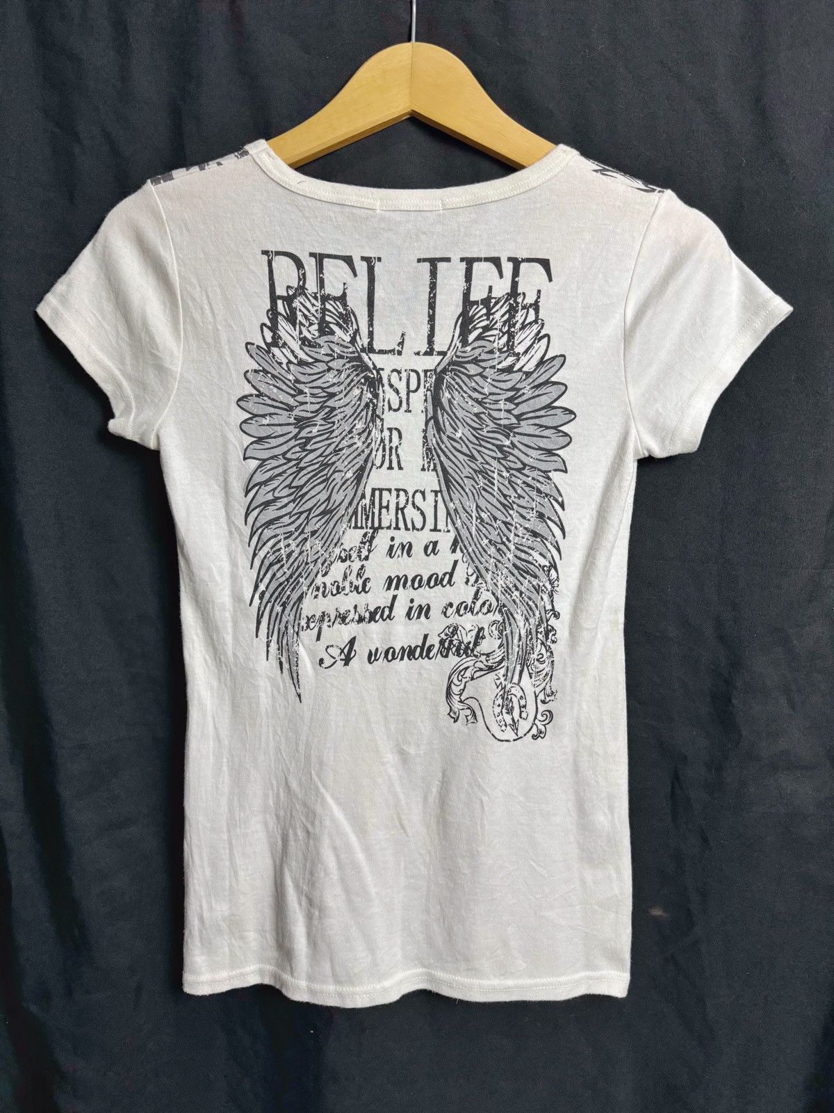 Tornado Mart Japanese Poem Wings Culots Tees Size M / US 6-8 / IT 42-44 - 2 Thumbnail