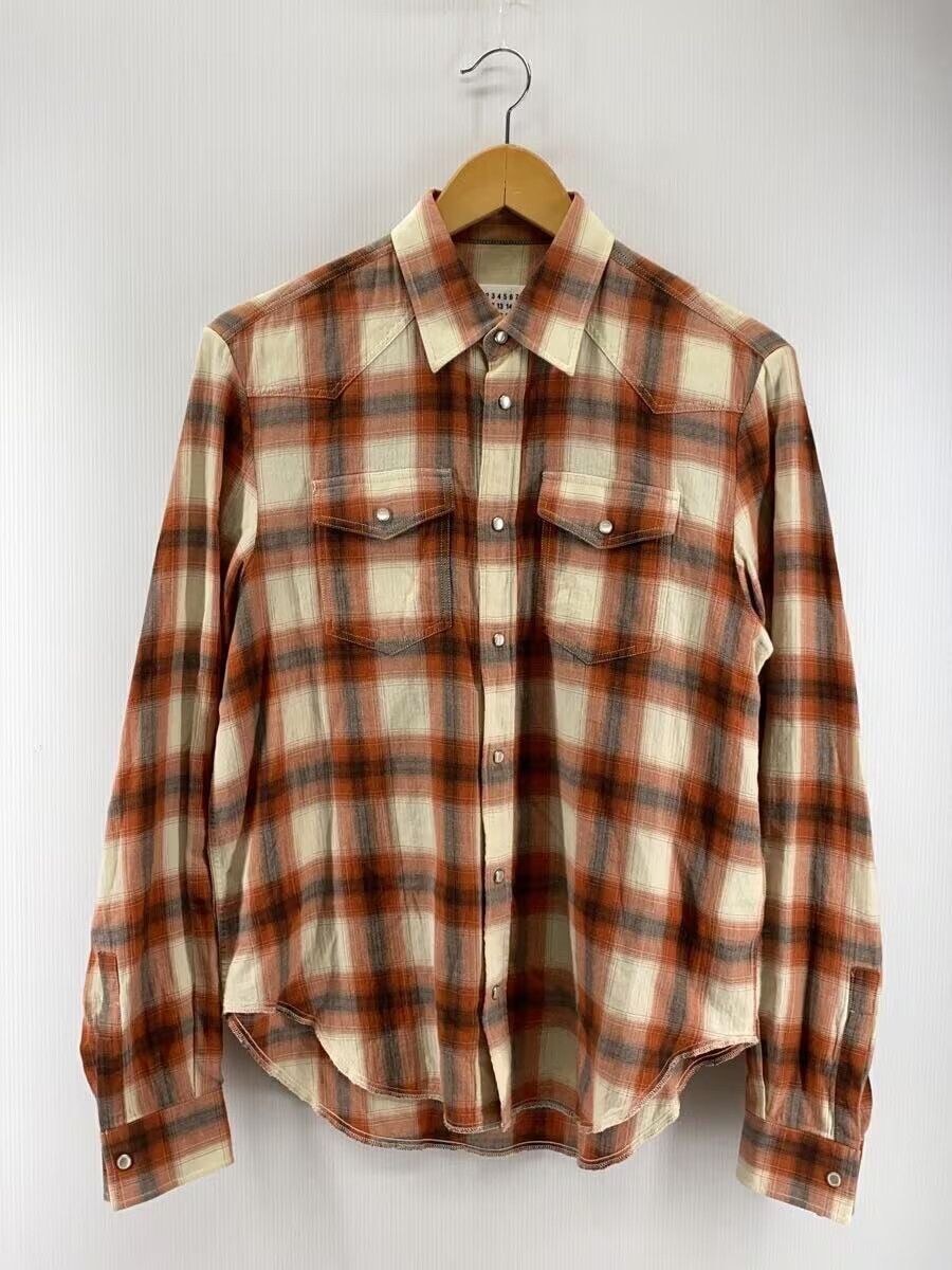 Maison Margiela Western Plaid Button Shirt Size US M / EU 48-50 / 2 - 1 Thumbnail
