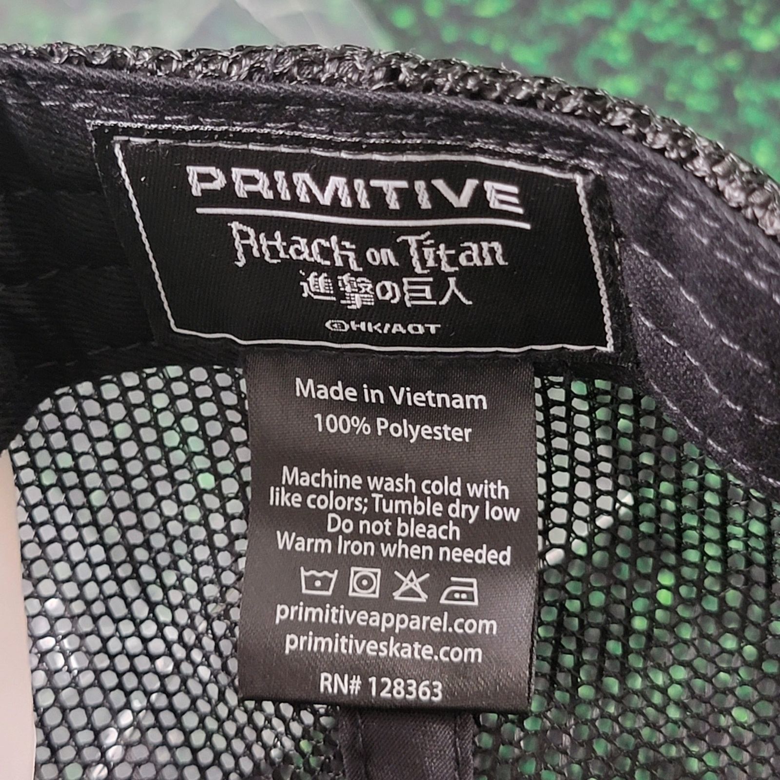 Primitive Primitive Attack on Titan OSFA Snapback Cap Size ONE SIZE - 4 Thumbnail