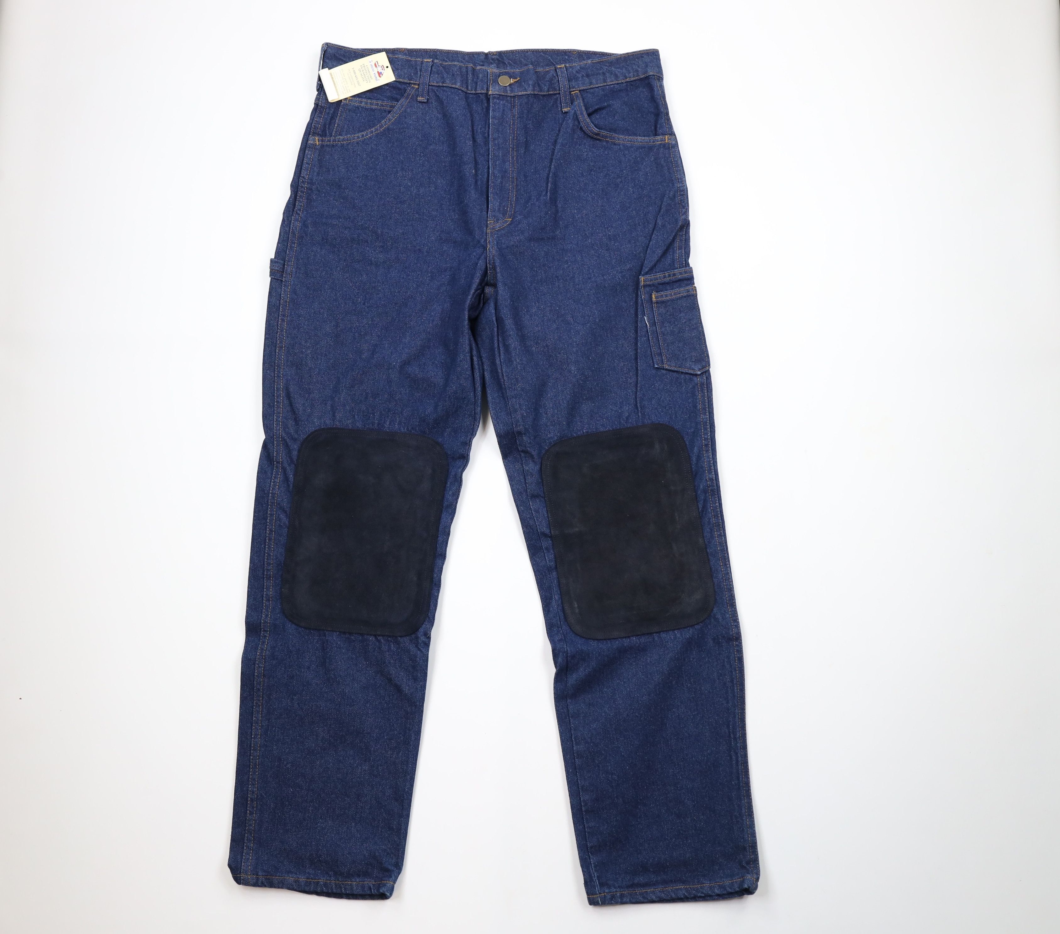 Vintage Deadstock Vintage 90s Union Made Double Knee Work Jeans USA Size US 38 / EU 54 - 1 Thumbnail