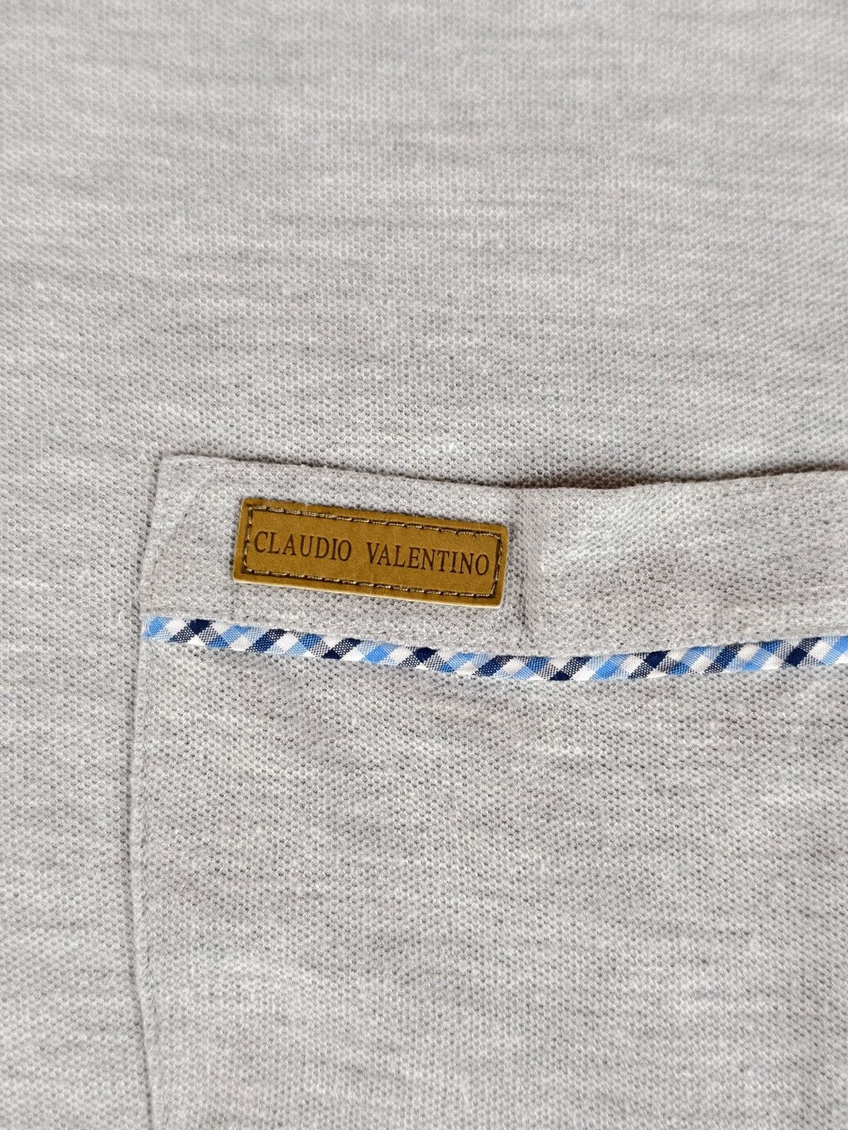 Vintage Claudio Valentino Polo Shirt Size US L / EU 52-54 / 3 - 6 Thumbnail