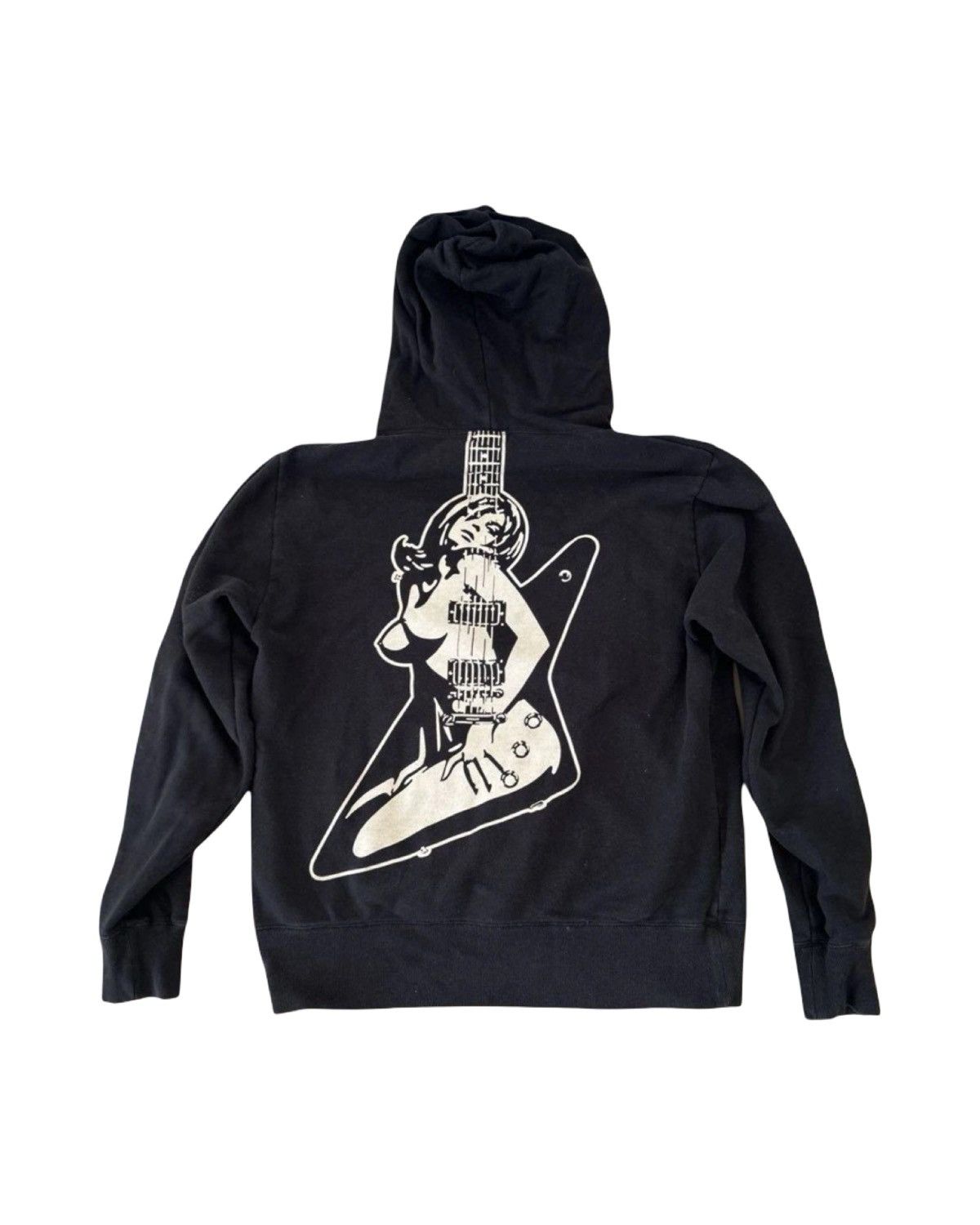 Hysteric Glamour Hysteric Glamour Guitar Chick Hoodie Size US L / EU 52-54 / 3 - 1 Thumbnail