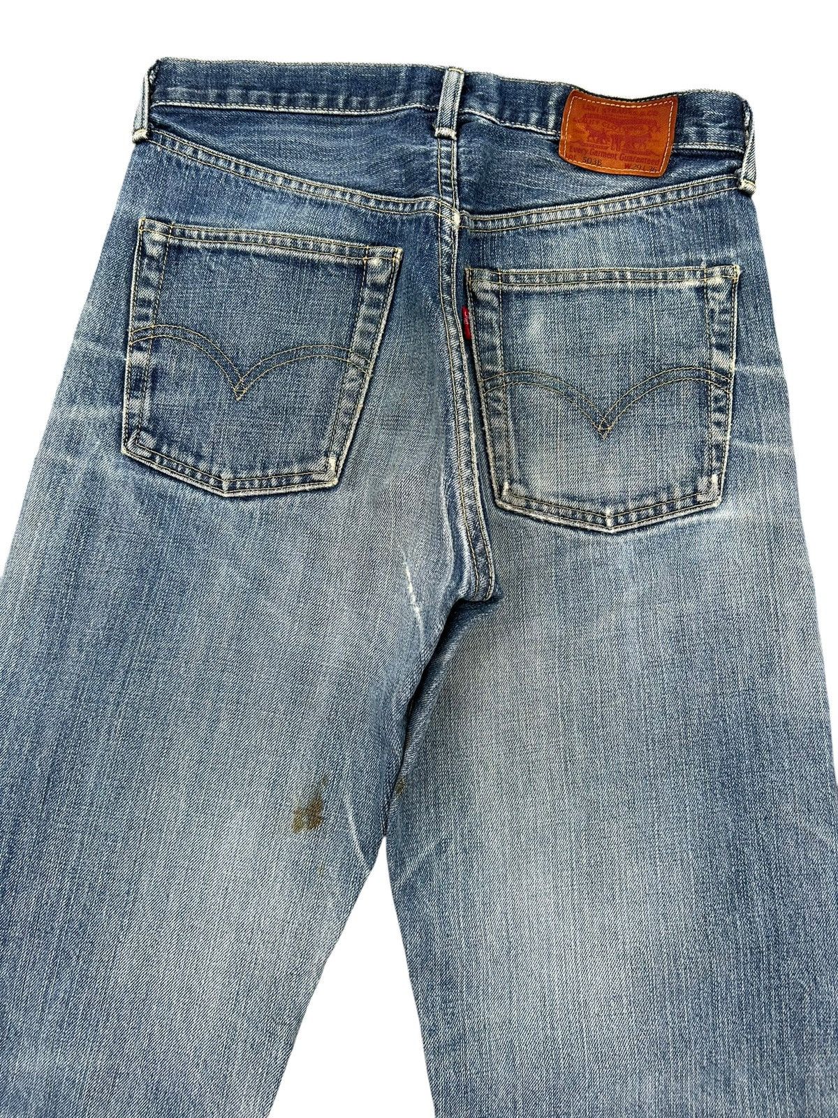 Kapital Vintage Levis Big E Selvedge Distressed Denim Jeans Size US 28 / EU 44 - 13 Thumbnail