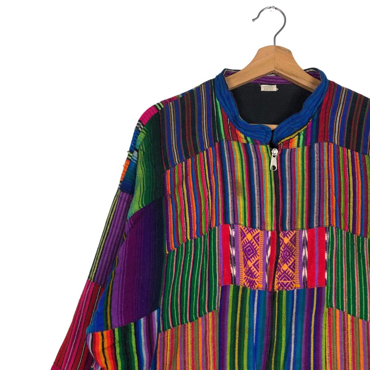Vintage 🔥Vintage Zipper Jacket Multi Colour Knit Inspire Kapital Size US XL / EU 56 / 4 - 7 Thumbnail
