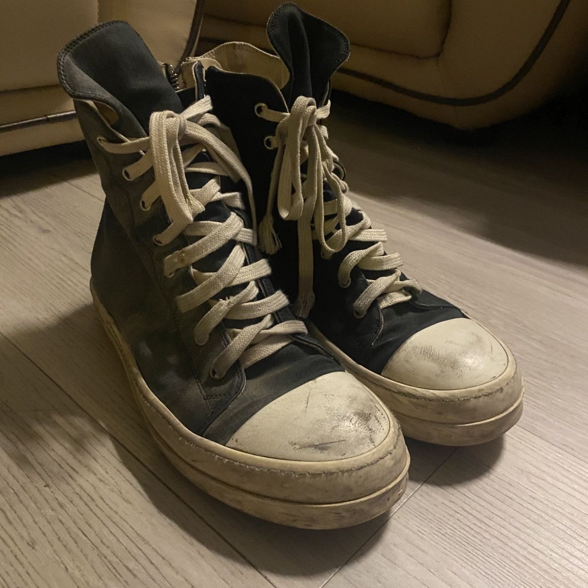 Rick Owens Drkshdw Rick Owen DRKSHDW Ramones Size US 8.5 / EU 41-42 - 1 Thumbnail