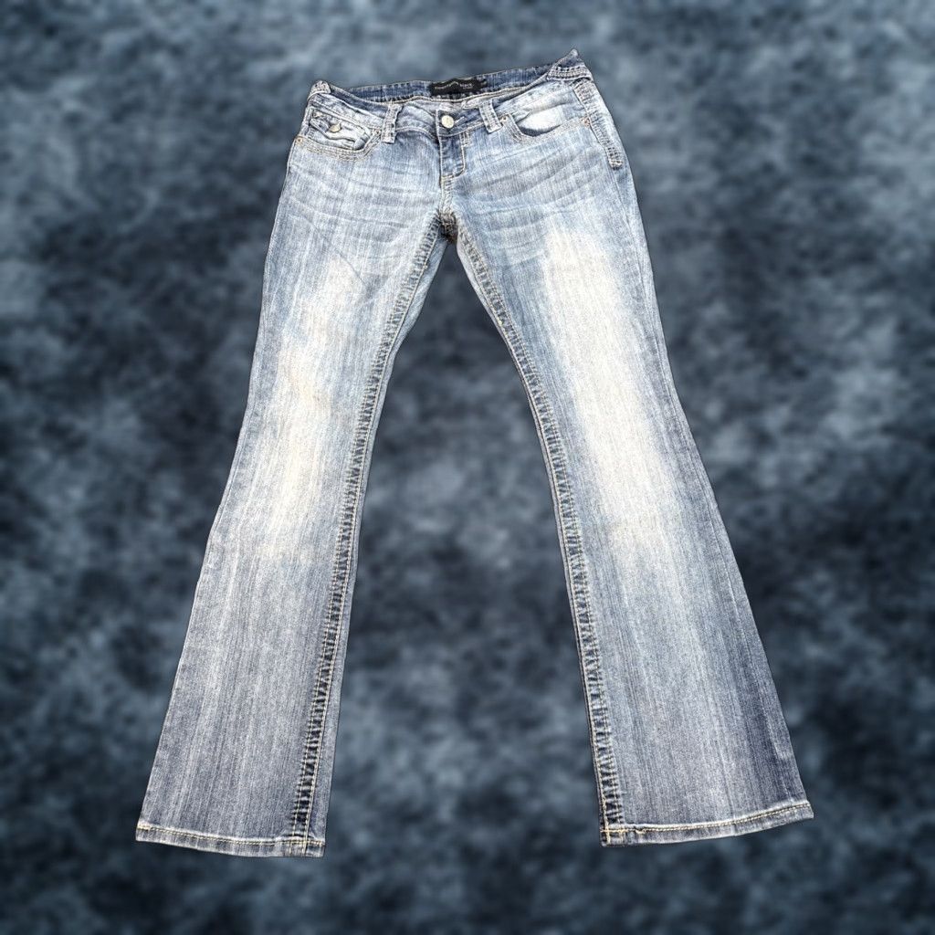 Vintage rue21 Jeans Shirt? No, cannot. Size 30" / US 8 / IT 44 - 1 Thumbnail