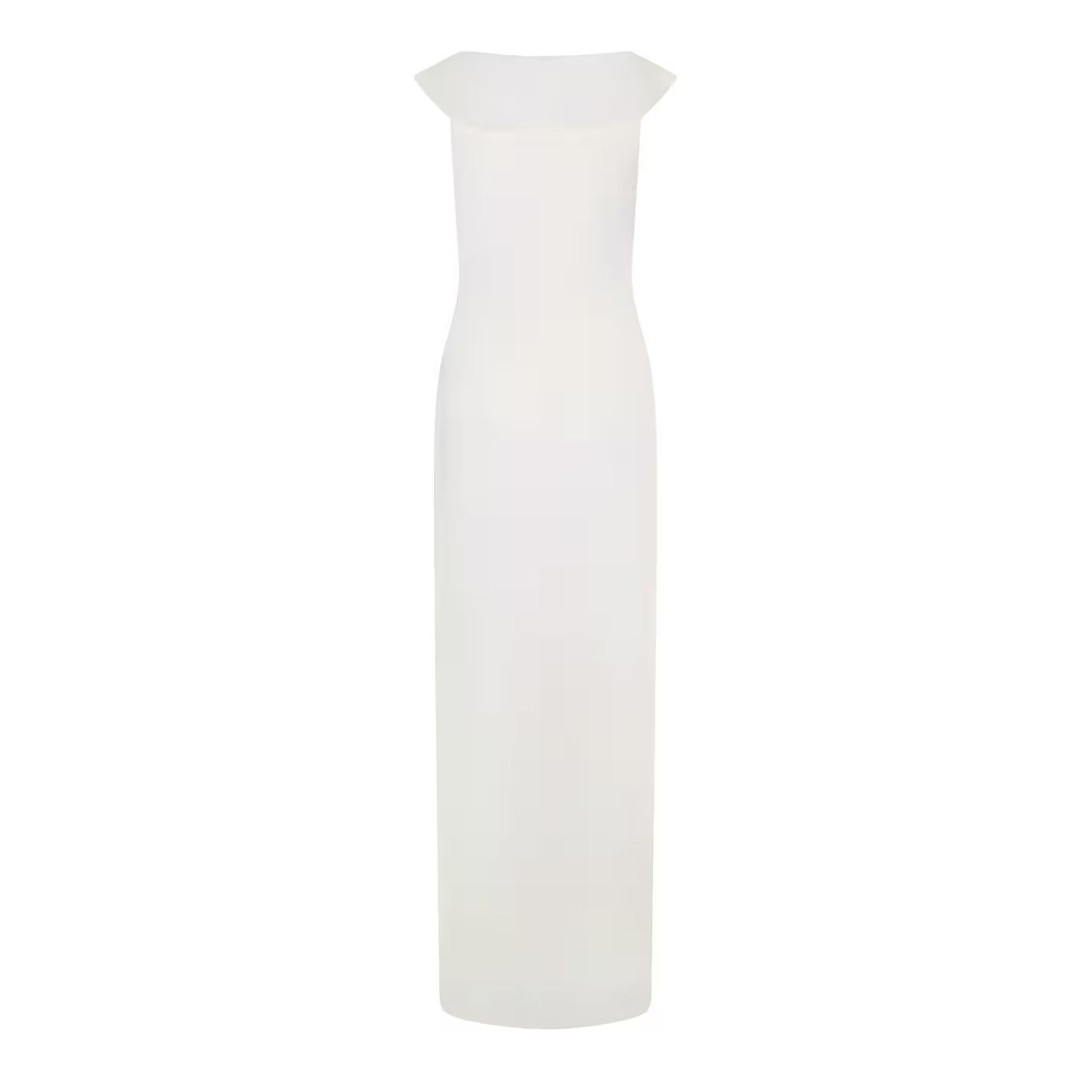 Lauren Ralph Lauren o1g2r1mq0825 Leonidas Twist Gown in Cream Size XS / US 0-2 / IT 36-38 - 2 Thumbnail