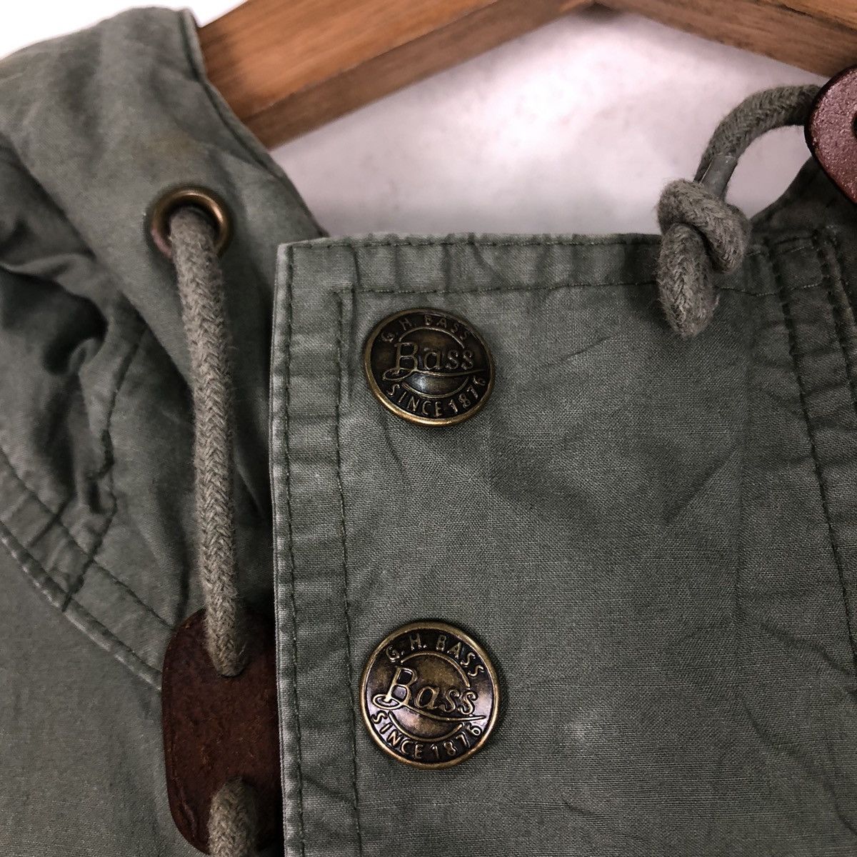 Japanese Brand 🔥Vtg Chore Duck Canvas Pull Over Bass Japan Made Size US XL / EU 56 / 4 - 13 Thumbnail