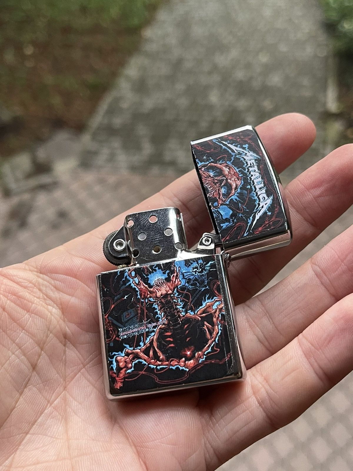 Band Tees × Metallica Metallica ride the lightning lighter 00s rare album Size ONE SIZE - 3 Thumbnail