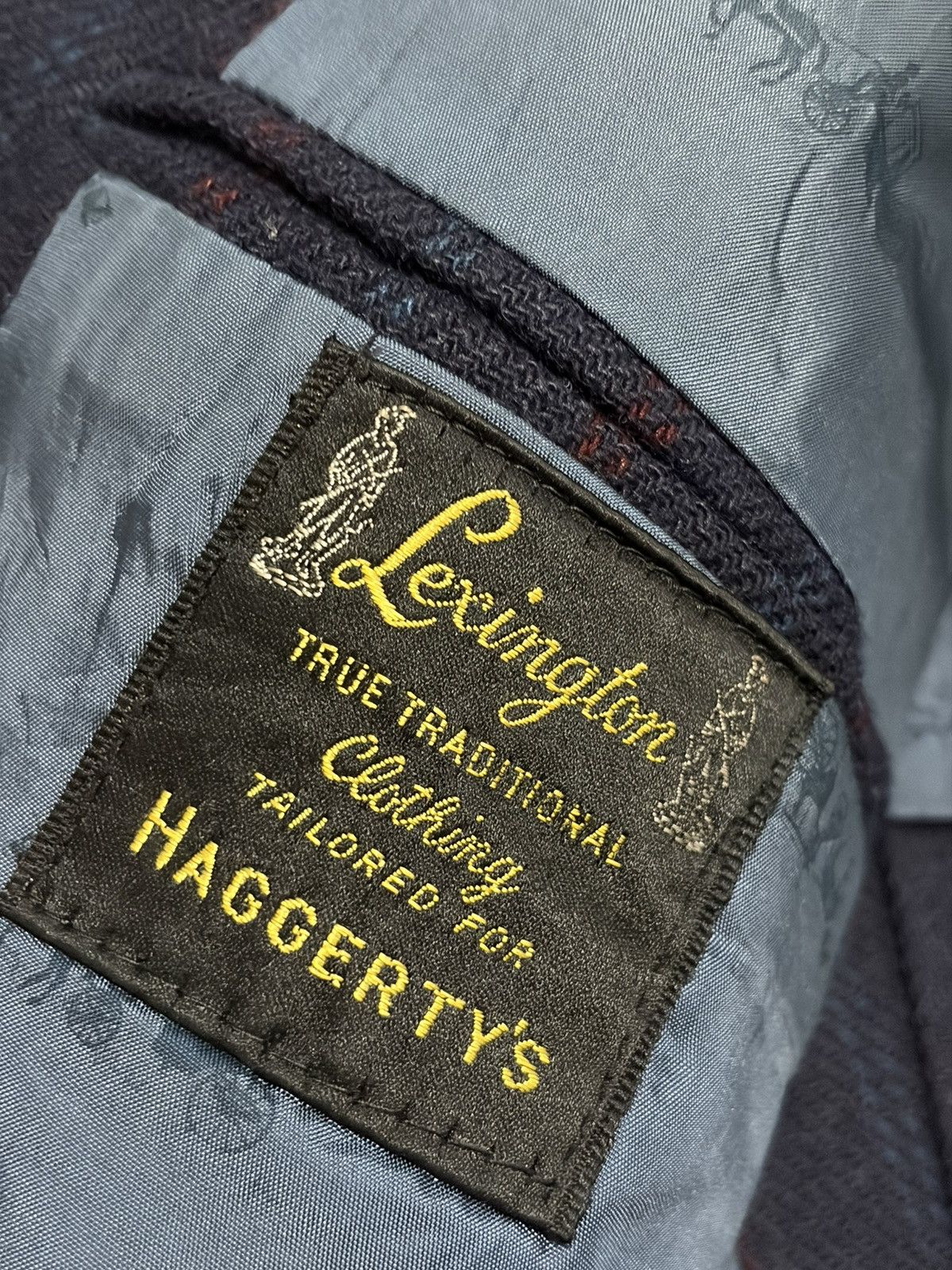 Other Vintage Lexington Haggerty's Double Breast Pinstripe Blazer Size 40R - 4 Thumbnail