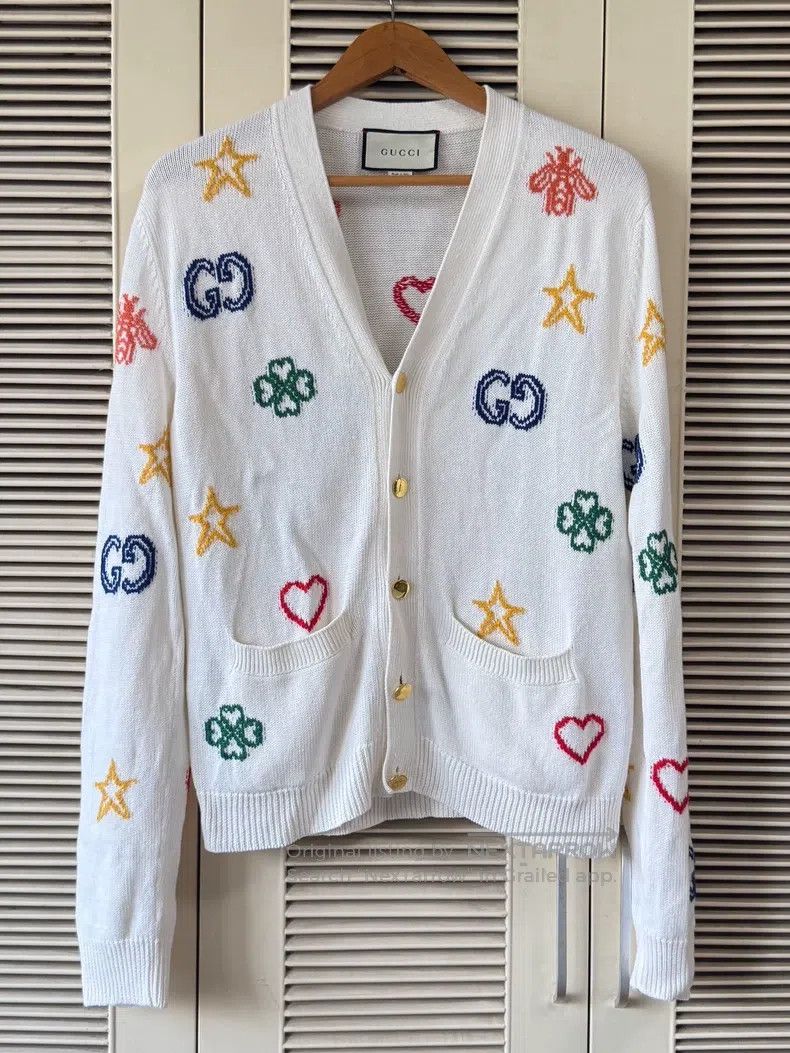 Gucci Gucci Knitted cardigan coat Size S / US 4 / IT 40 - 1 Thumbnail