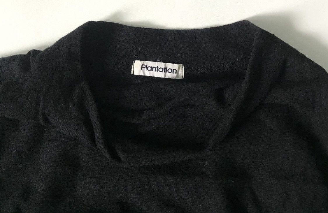 Issey Miyake Vintage Issey miyake plantation black mock neck longsleeve Size US M / EU 48-50 / 2 - 2 Thumbnail