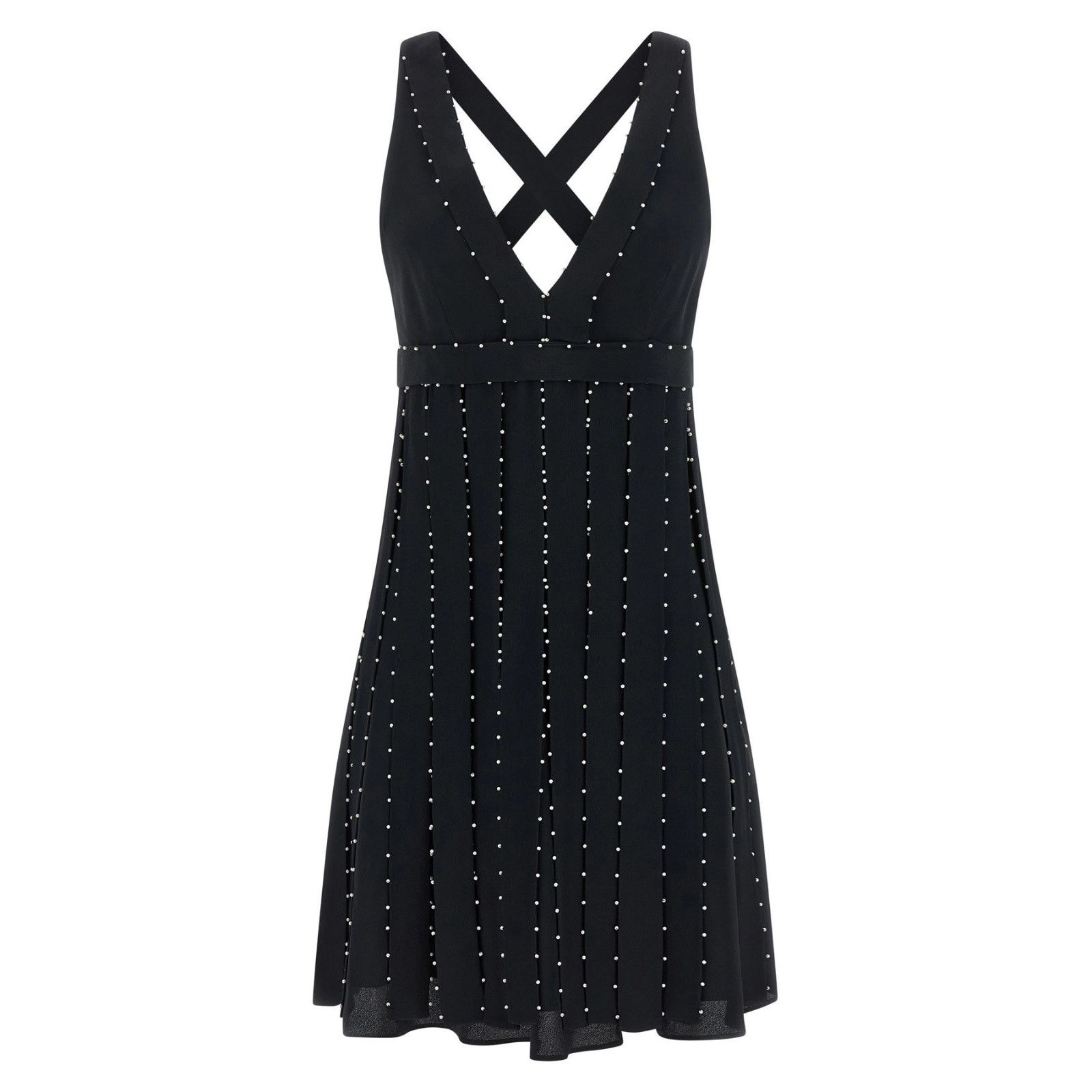 GIOVANNI BEDIN Black Pearl Silk Dress New & Authentic (Women