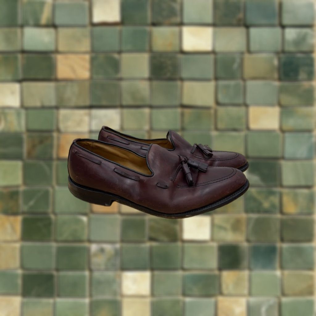 Allen Edmonds Grayson Chestnut Tassel Loafers Good Year Heel. Leather. Allen Edmonds | Shoes | Allen Edmonds Grayson Leather Tassel  main image 3