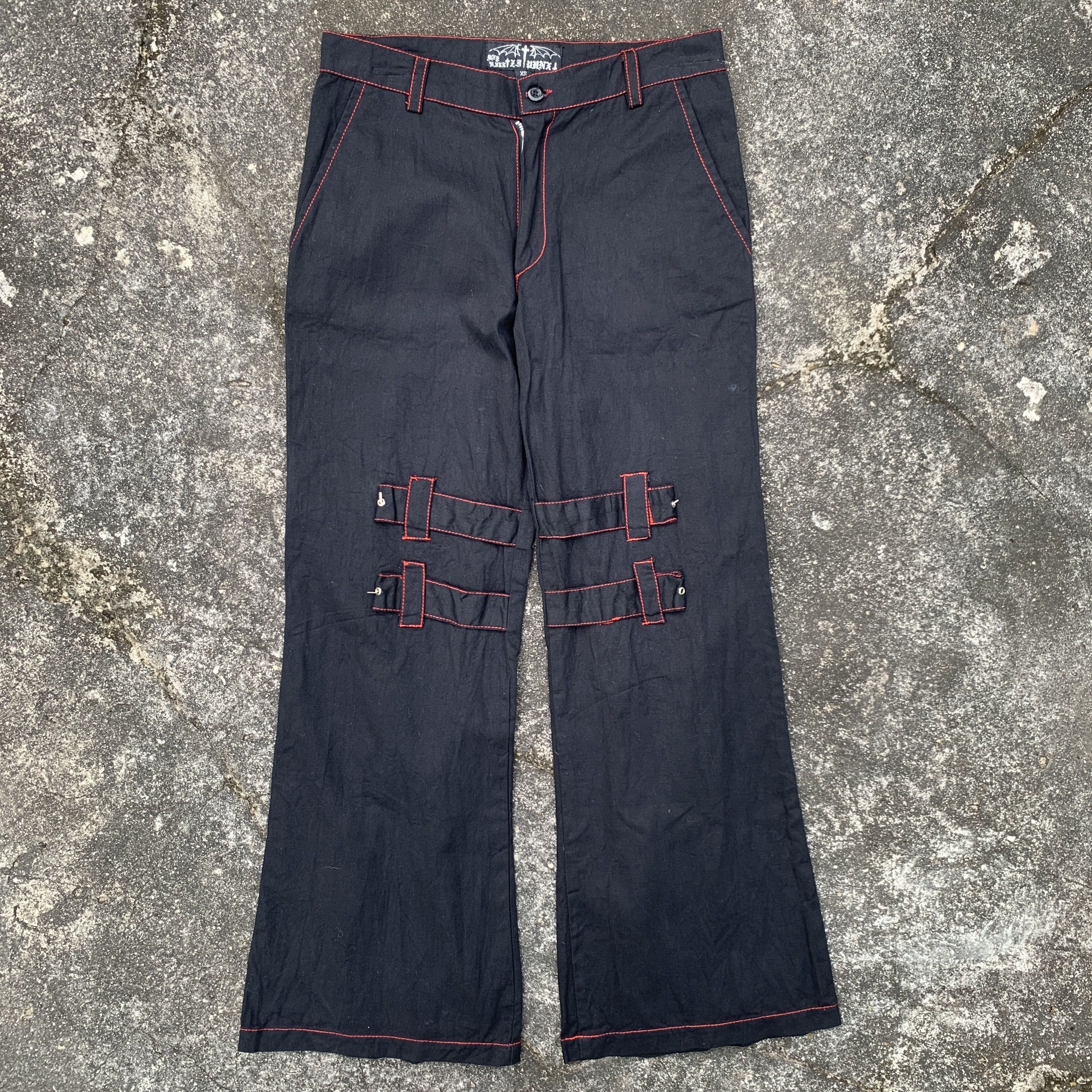 Japanese Brand Punk Bondage Secret Agents Style Pants Size 29" - 1 Thumbnail
