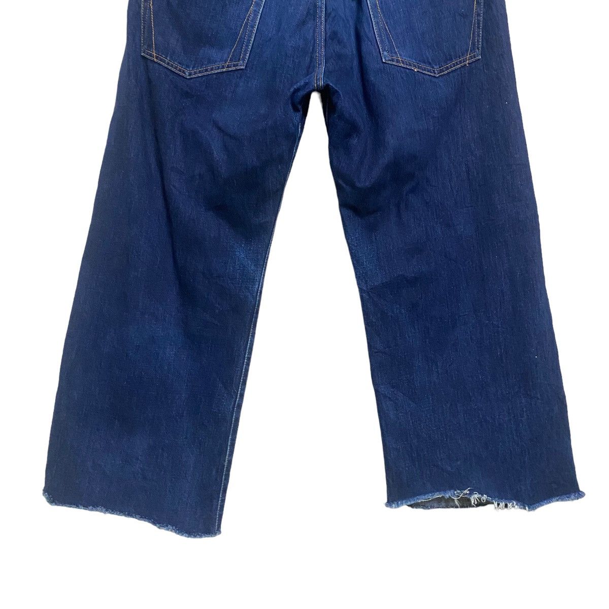 Yohji Yamamoto Vintage Yohji Yamamoto Pour Homme Asymmetrical Cropped Jeans Size US 32 / EU 48 - 13 Thumbnail