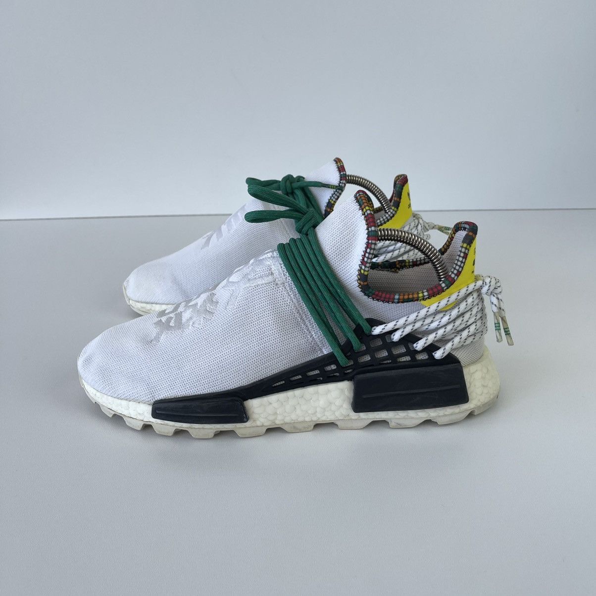 Adidas × Human Made Adidas NMD Human Race Pharrell Inspiration Pack White EE7583 Size US 10.5 / EU 43-44 - 2 Thumbnail