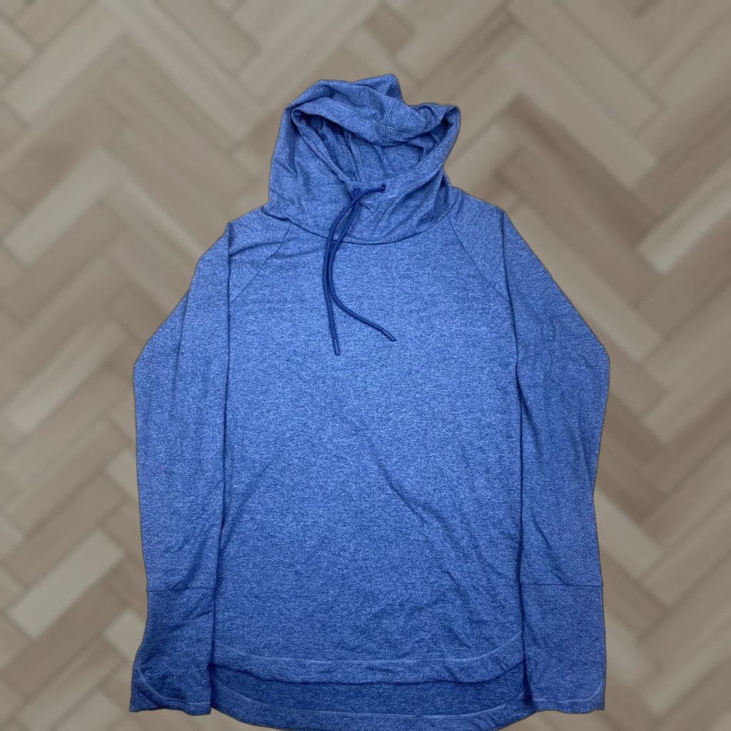 Athleta Athleta Hoodie Womens S Heather Blue Pullover Drawstring Casual Size S / US 4 / IT 40 - 1 Thumbnail