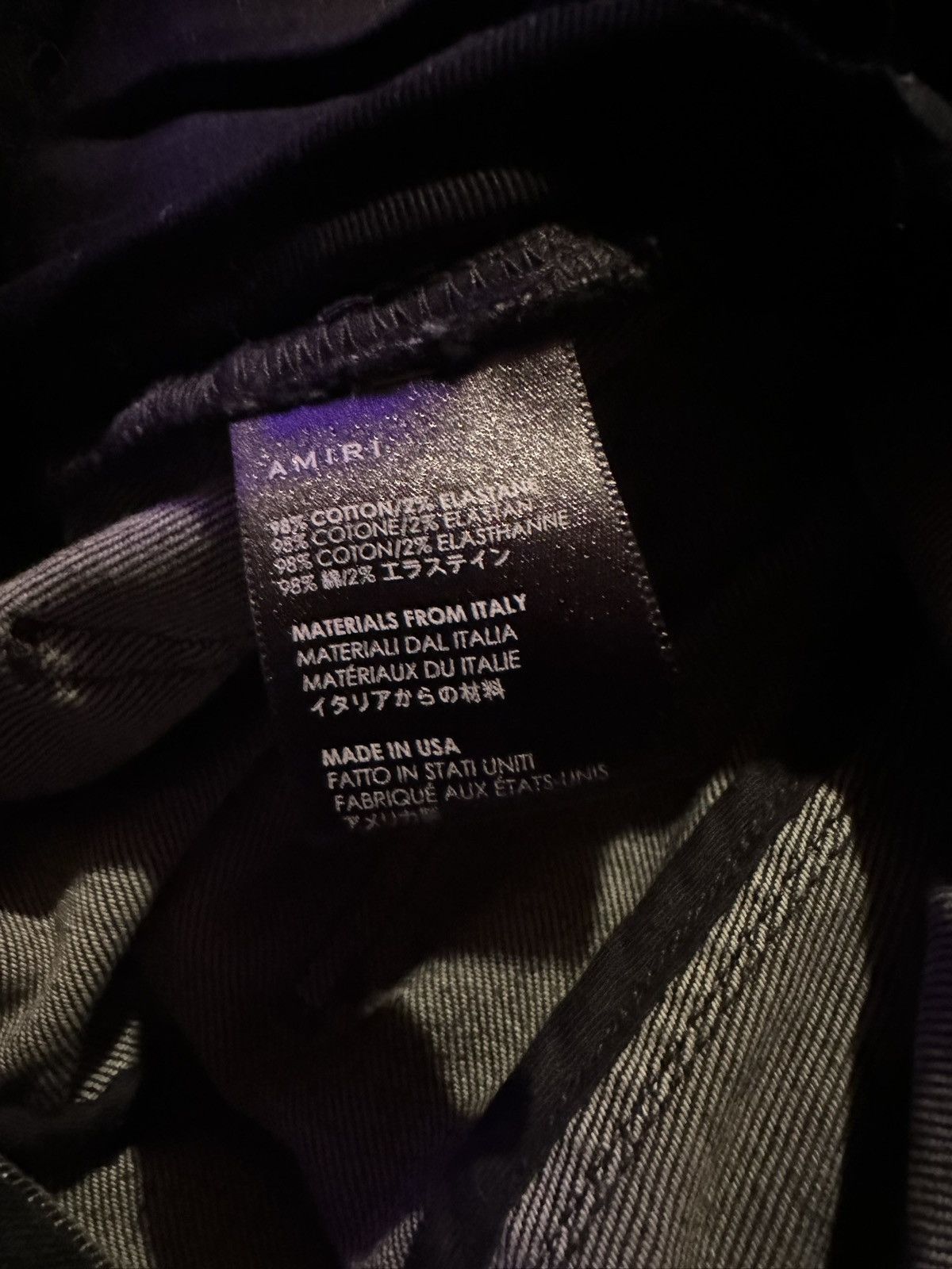 Amiri Black Fade Stack Jeans Size US 28 / EU 44 - 5 Thumbnail