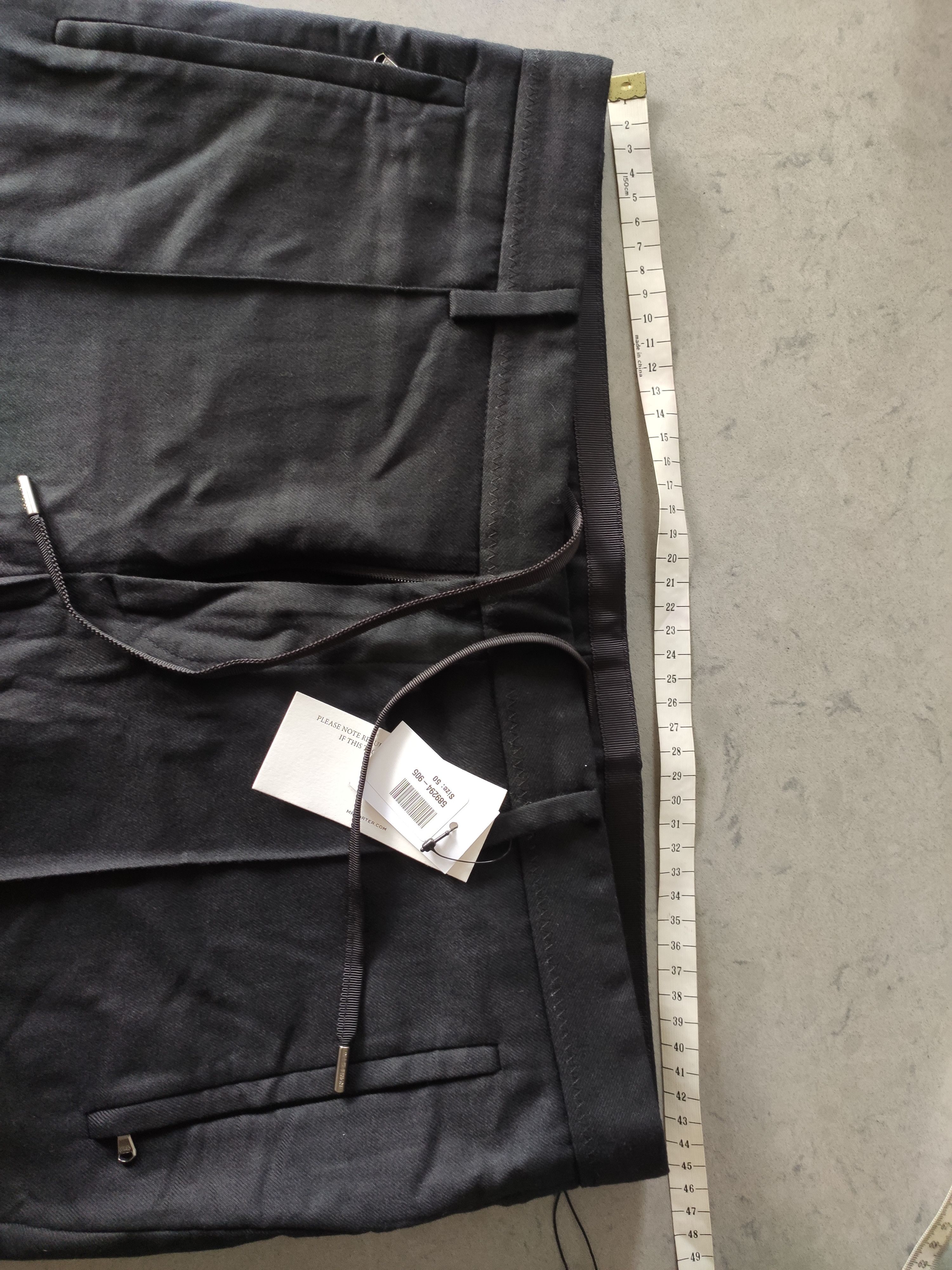 Wooyoungmi Black casual wool pants BNWT 50 Size US 34 / EU 50 - 7 Thumbnail