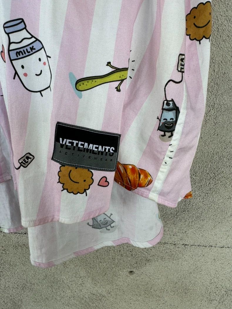 Vetements Vetements Cartoon striped short sleeve shirt 2502-Nextarrow Size US M / EU 48-50 / 2 - 3 Thumbnail