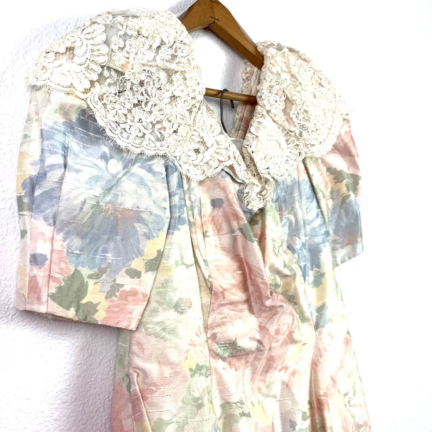Vintage Vintage Watters & Watters Floral Cottagecore Tapestry Skirt Shirt Outfit Set 8 Size M / US 6-8 / IT 42-44 - 2 Thumbnail