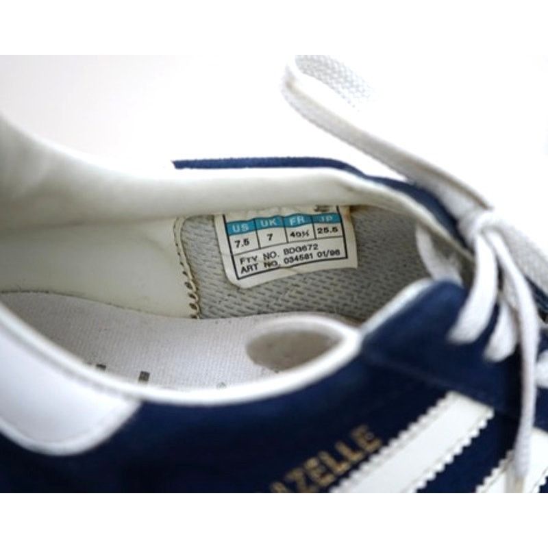 Adidas Vintage 90s Adidas Gazelle Blue Sneakers Womens 8.5 Size US 8.5 / IT 38.5 - 8 Thumbnail