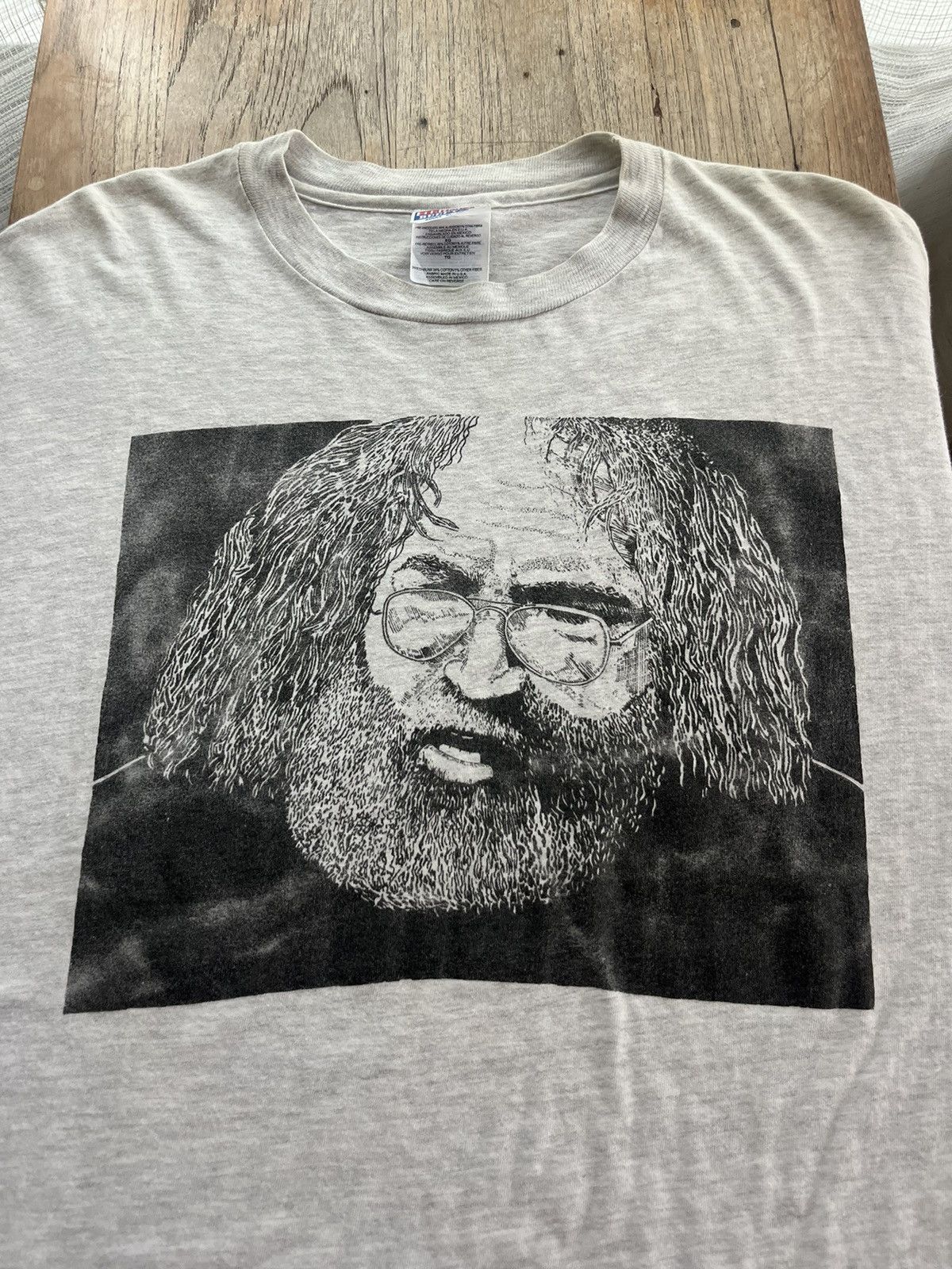 Grateful Dead × Vintage Vintage Jerry Garcia Grateful Dead 90’s Photo Tshirt Size US XL / EU 56 / 4 - 3 Thumbnail