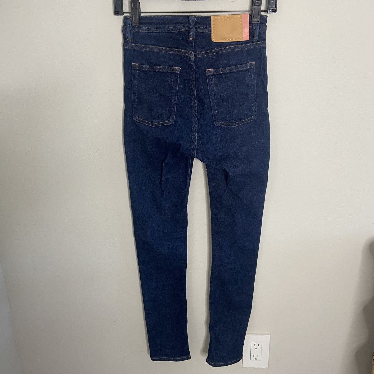 Acne Studios Acne Studios Peg Indigo High Rise Jeans | Size 25 Size 25" / US 0 / IT 36 - 2 Thumbnail