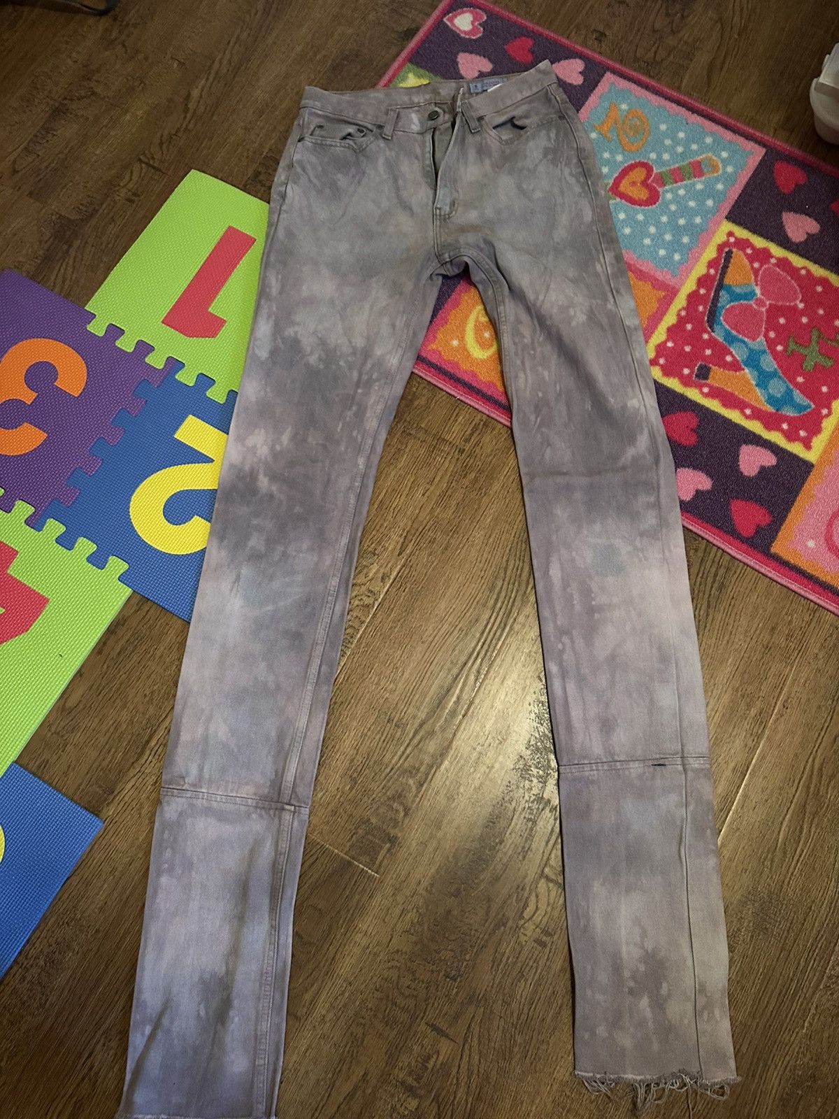 Vale VALE LIVES STACKABLE JEANS WASHED PURPLE Size US 30 / EU 46 - 1 Thumbnail