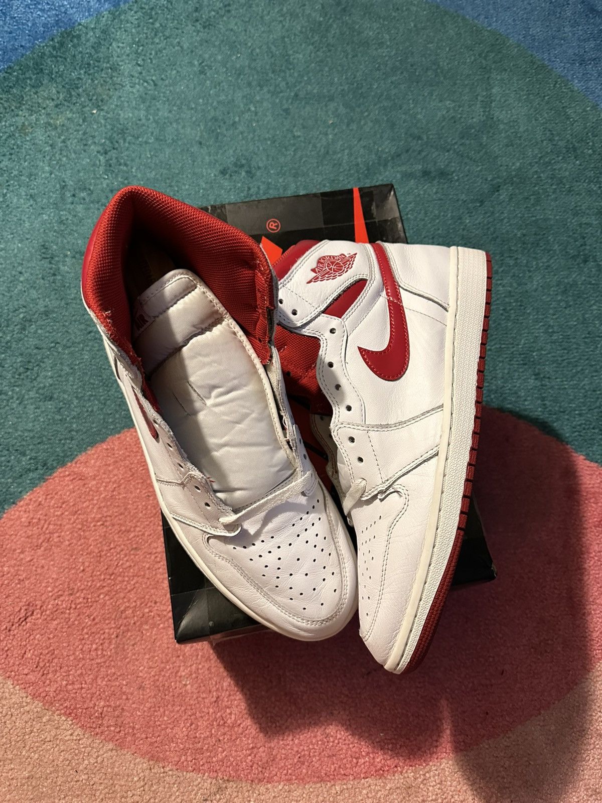 Jordan Brand Air Jordan 1 Retro Metallic Red (2017) Size US 11.5 / EU 44-45 - 15 Thumbnail