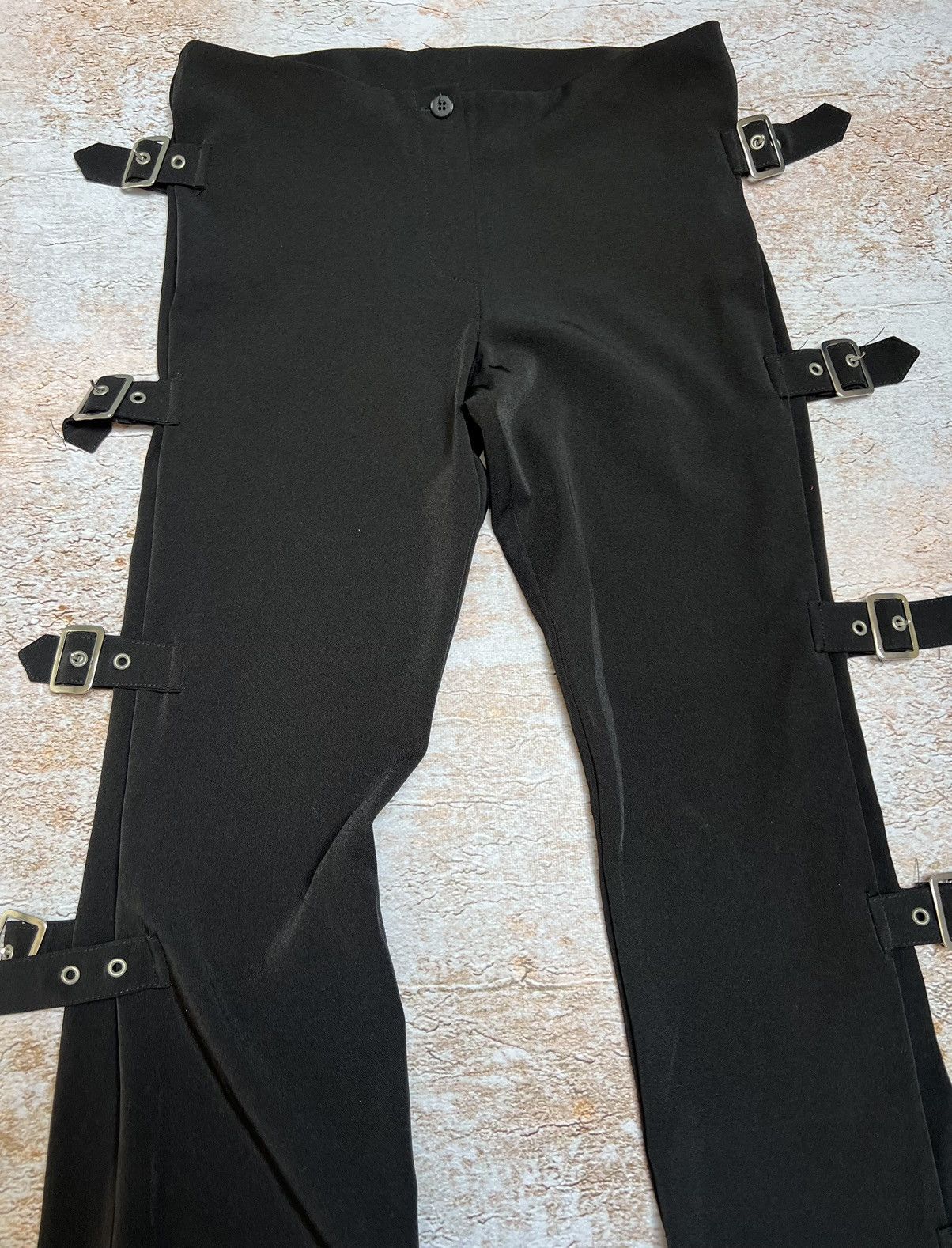 Japanese Brand × Vintage Vintage Japanese gothic flare pants Size 28" / US 6 / IT 42 - 5 Thumbnail