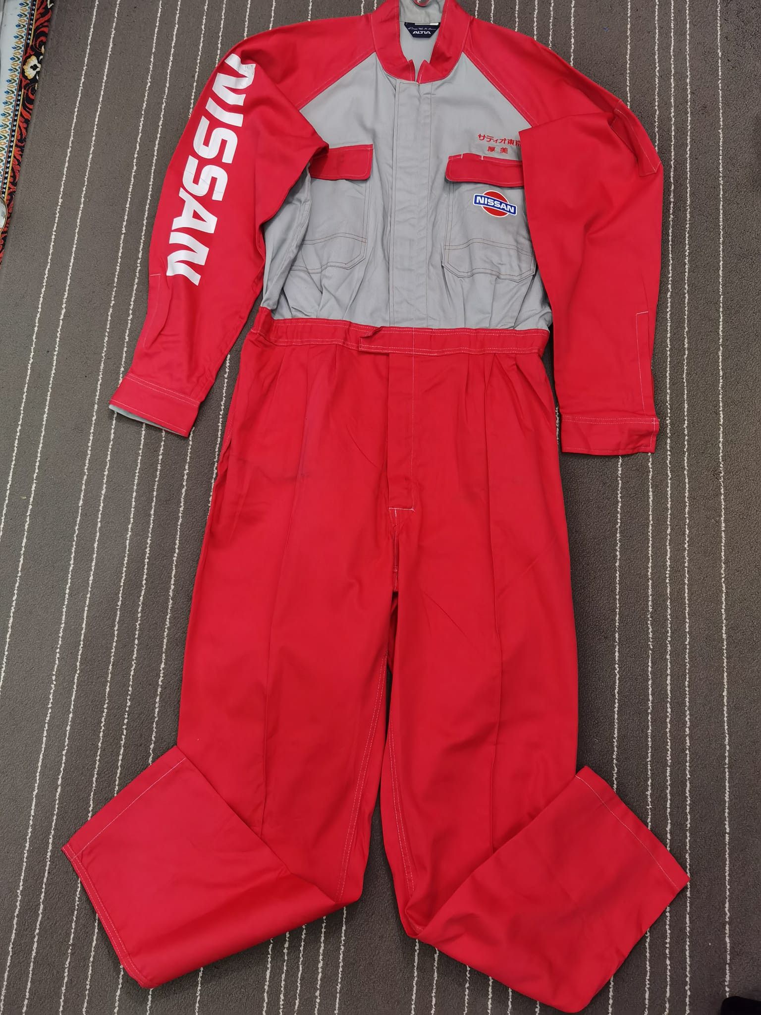 Japanese Brand JDM X NISSAN COVERALL M W34-40 3431 Size US 31 - 1 Thumbnail