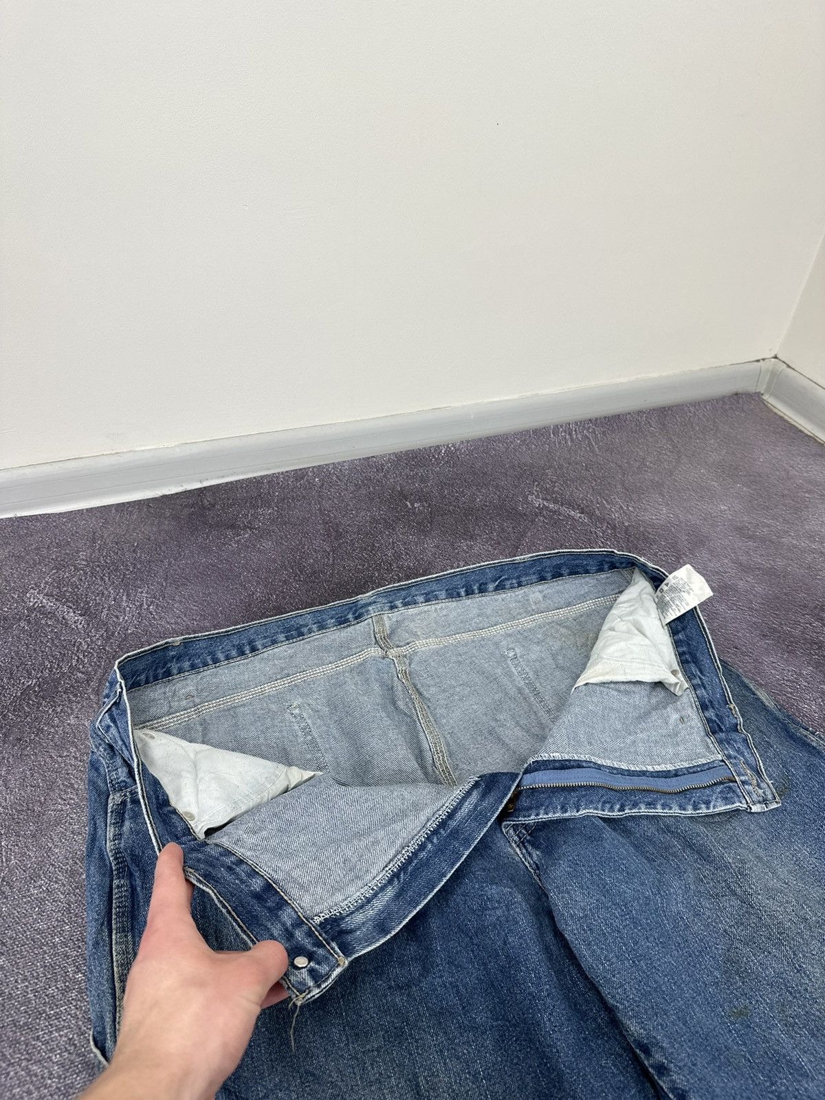 Dickies Vintage Dickies Baggy Denim Carpenter Opium USA Work Pants Size US 44 / EU 60 - 17 Thumbnail
