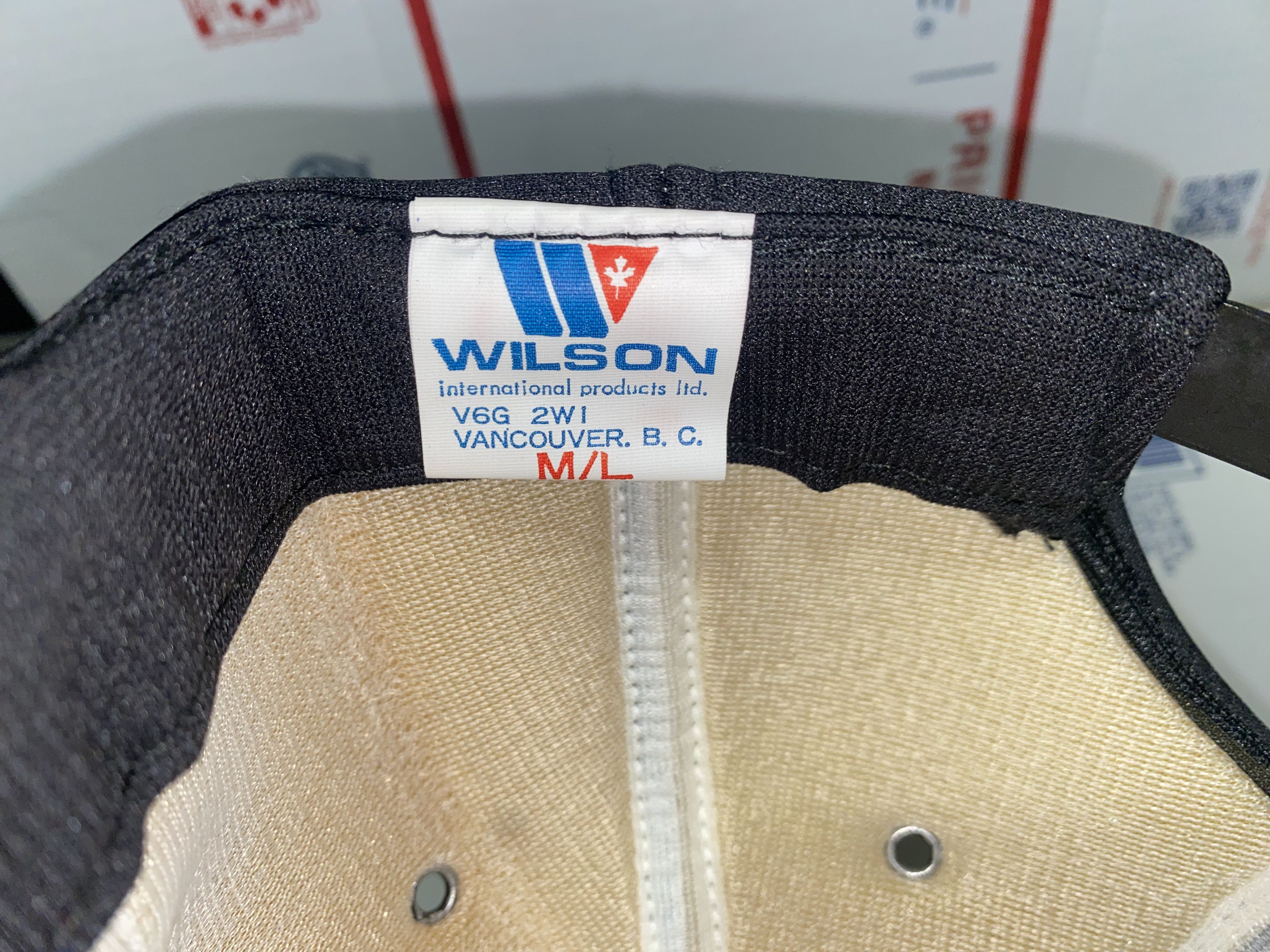 Wilson BCFP Crofton Newsprint vintage Trucker foam Snapback Hat Cap Size ONE SIZE - 4 Thumbnail